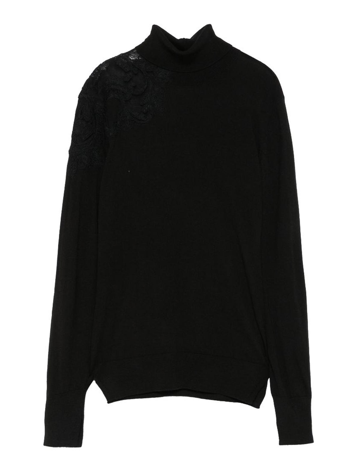 Ermanno Scervino Pull Col Roulé - Noir