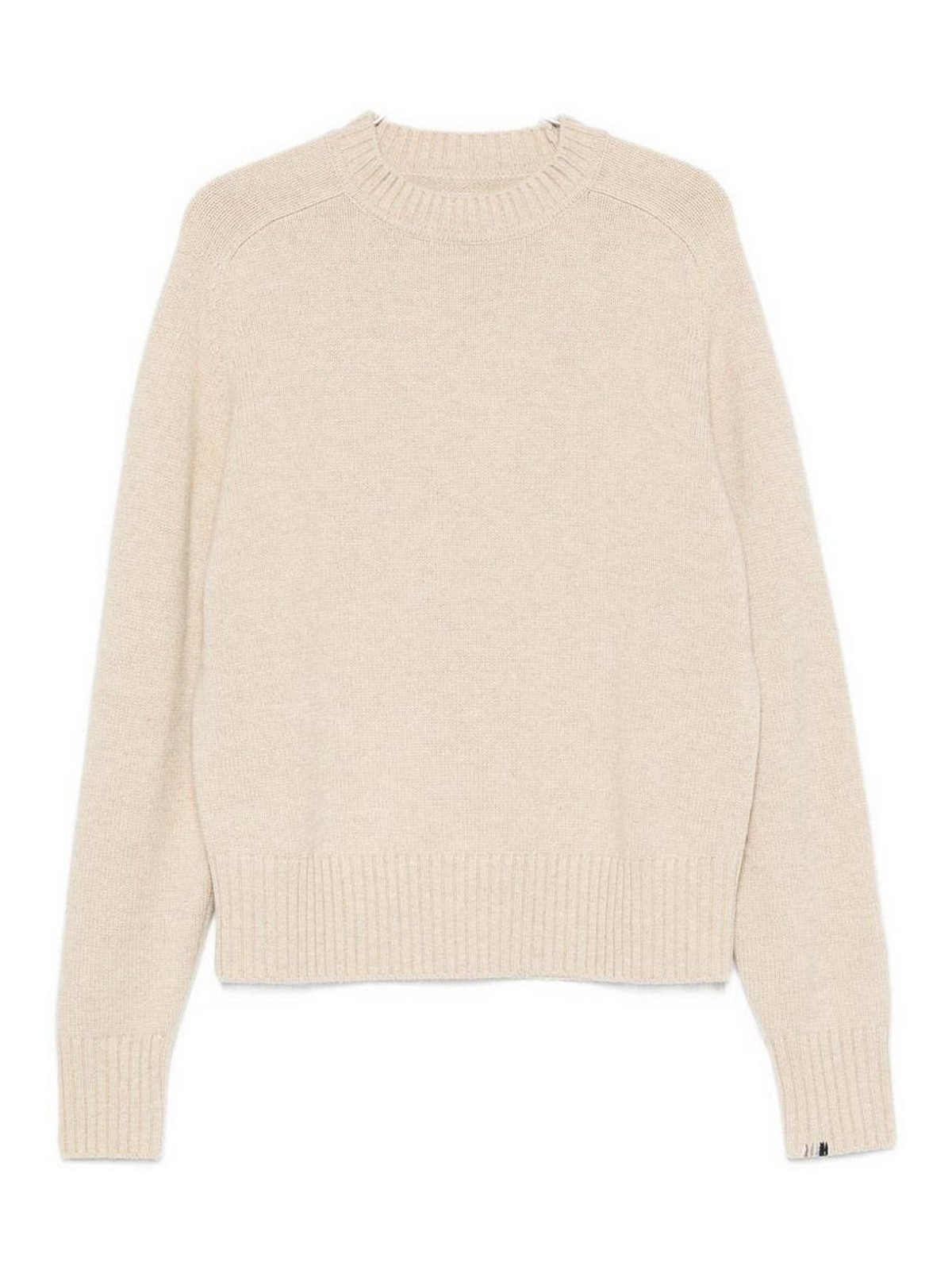 Extreme Cashmere Pull Col Rond - Blanc