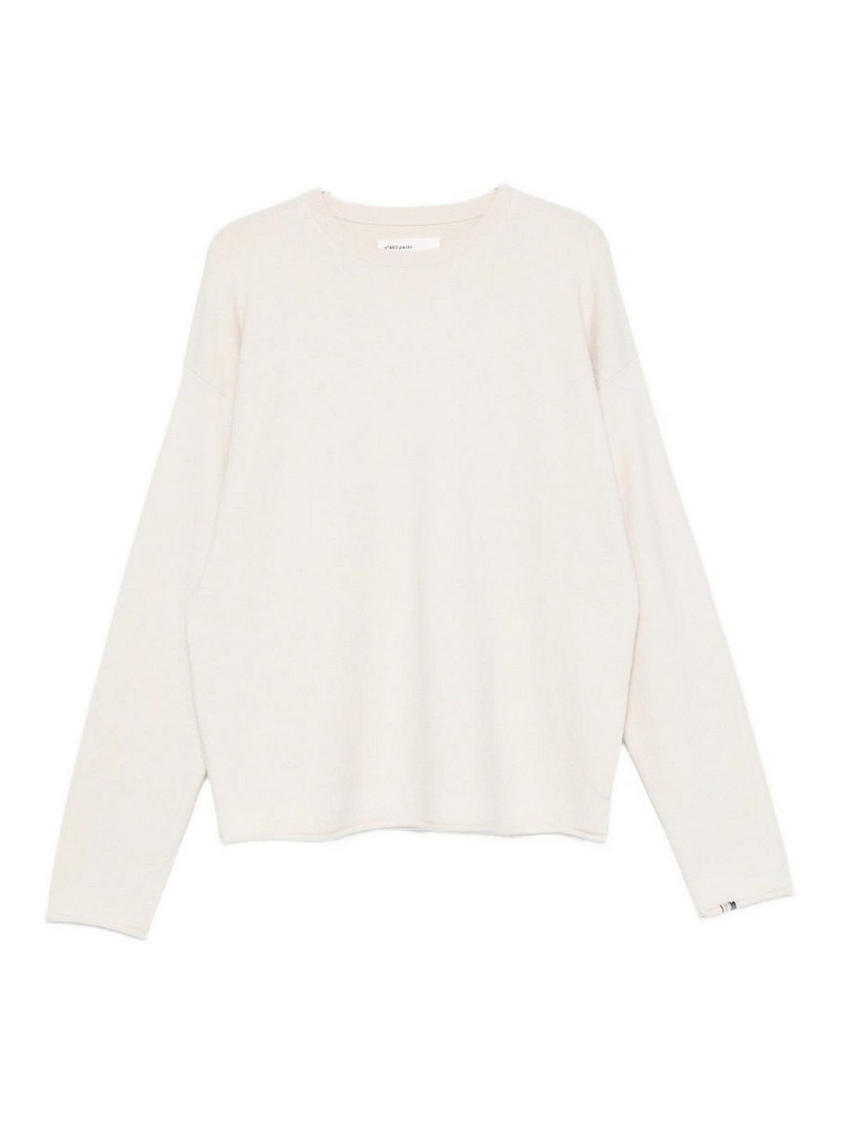 Extreme Cashmere Pull Col Rond - Blanc