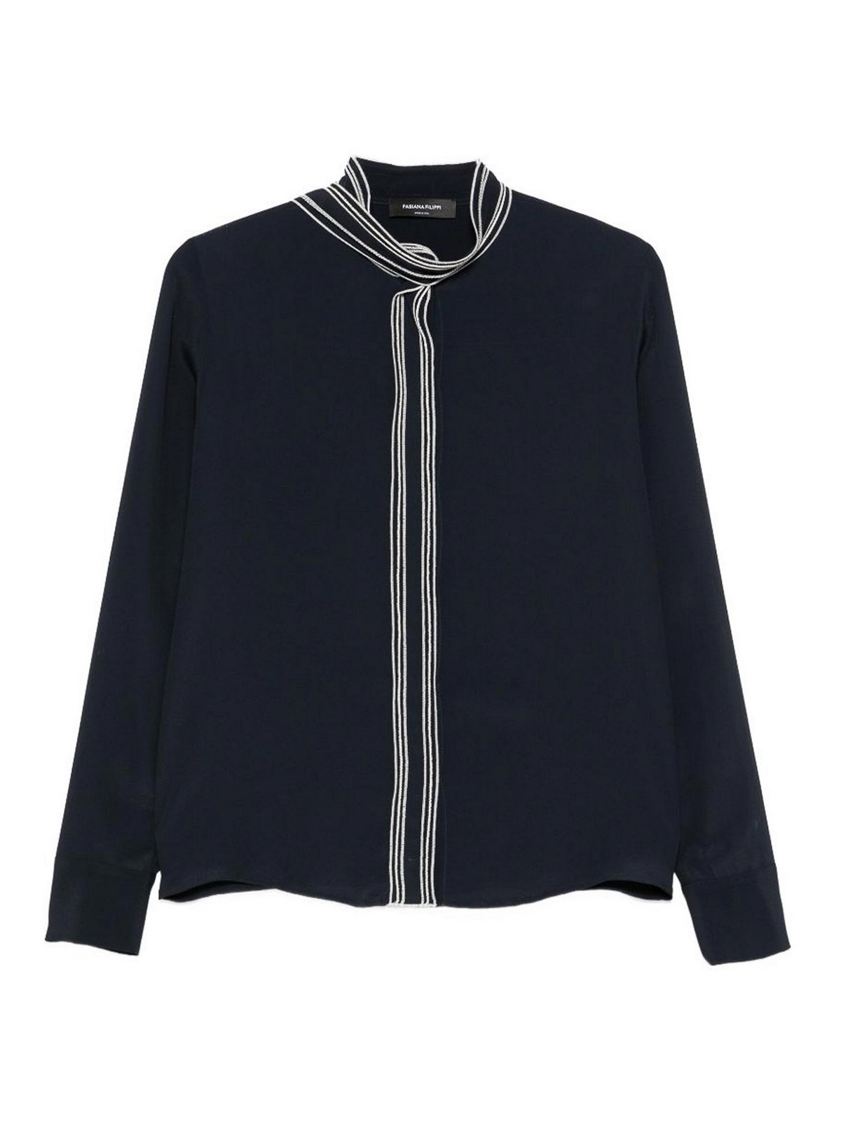 Fabiana Filippi Chemise - Bleu Foncé