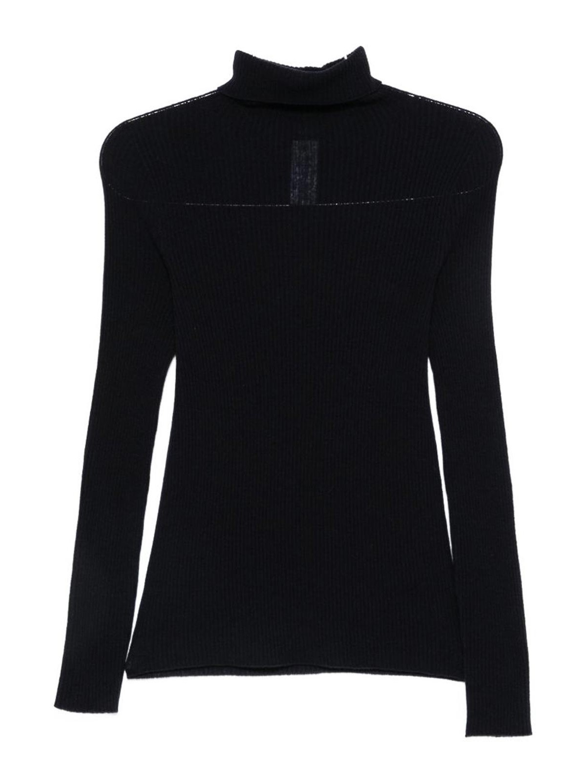 Fabiana Filippi Pull Col Roulé - Bleu Foncé