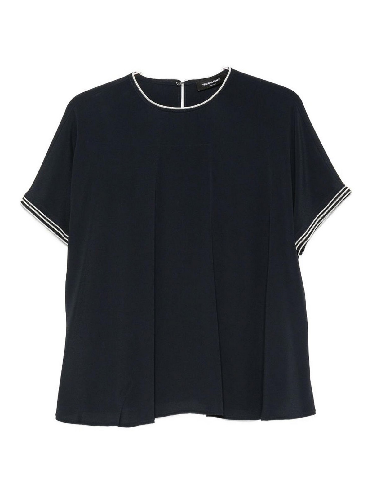 Fabiana Filippi Top - Bleu Foncé