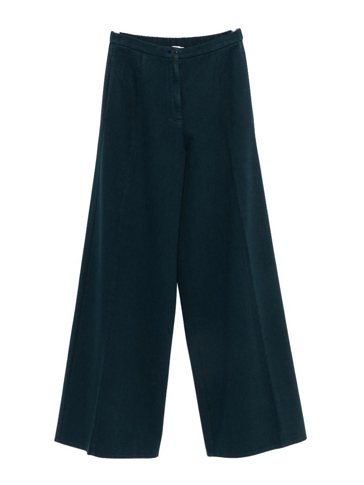 Forte Forte Pantalons Décontractés - Bleu Foncé