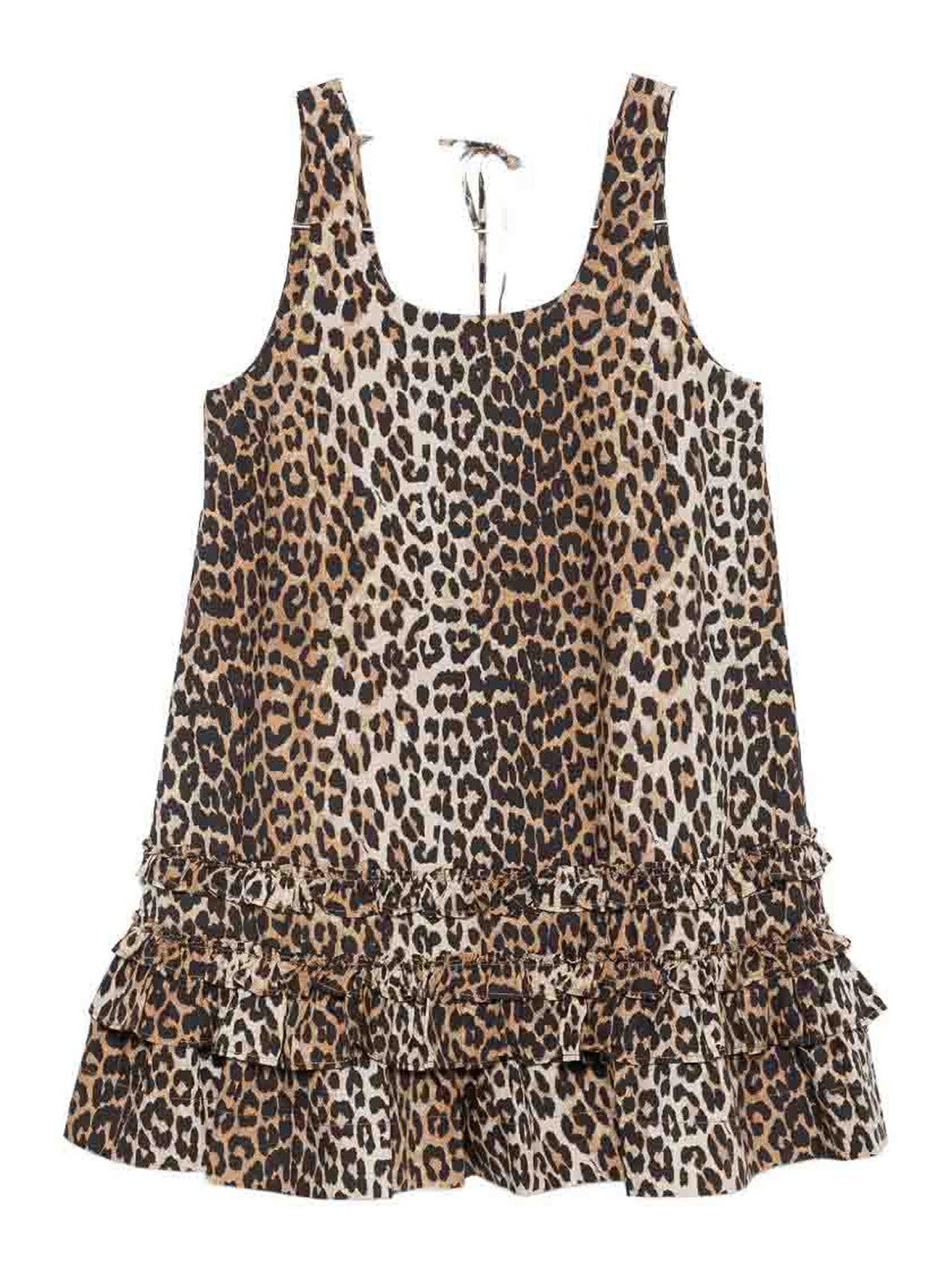 Ganni Robe Courte - Imprimé Animal