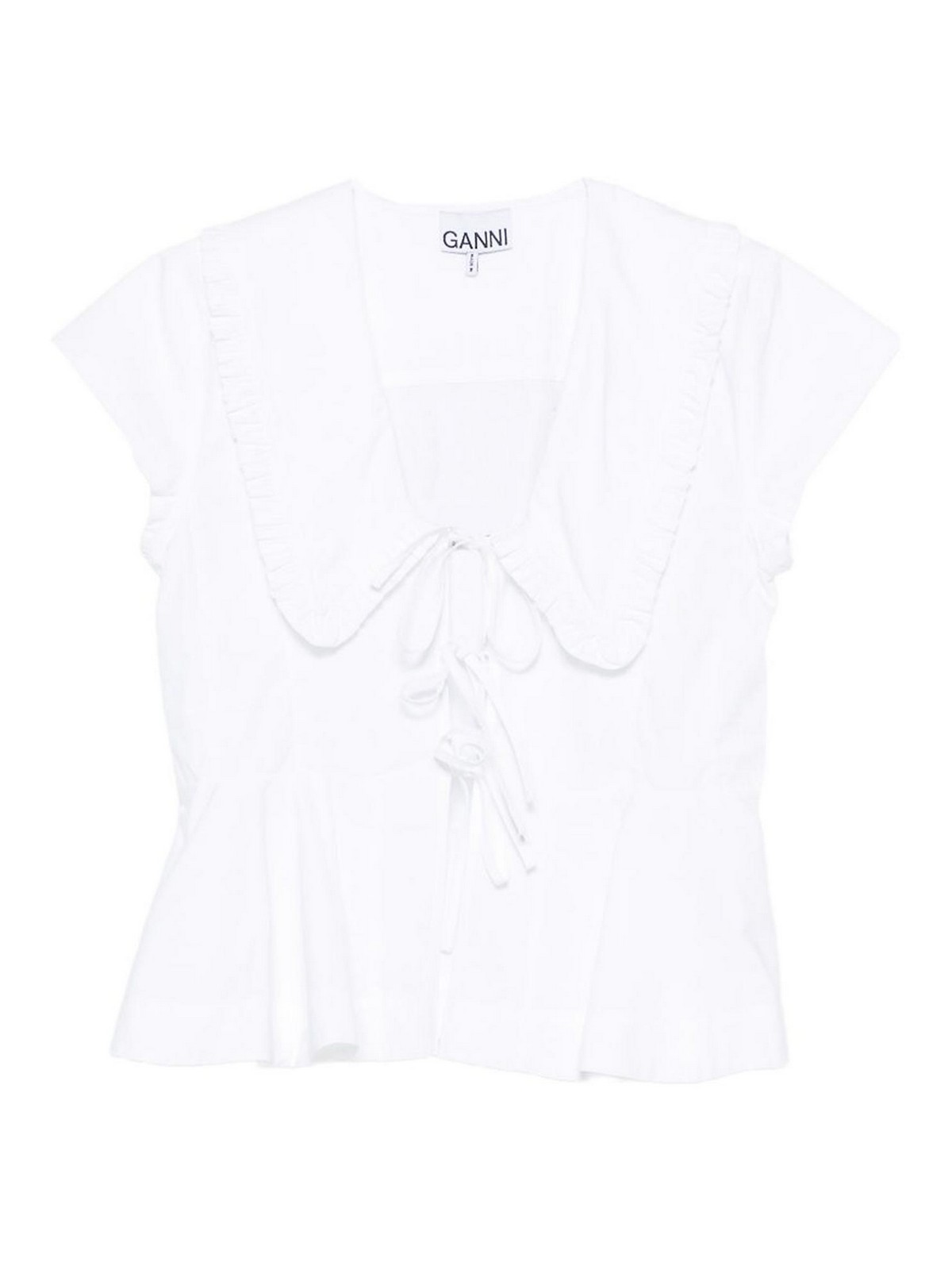 Ganni Top - Blanc