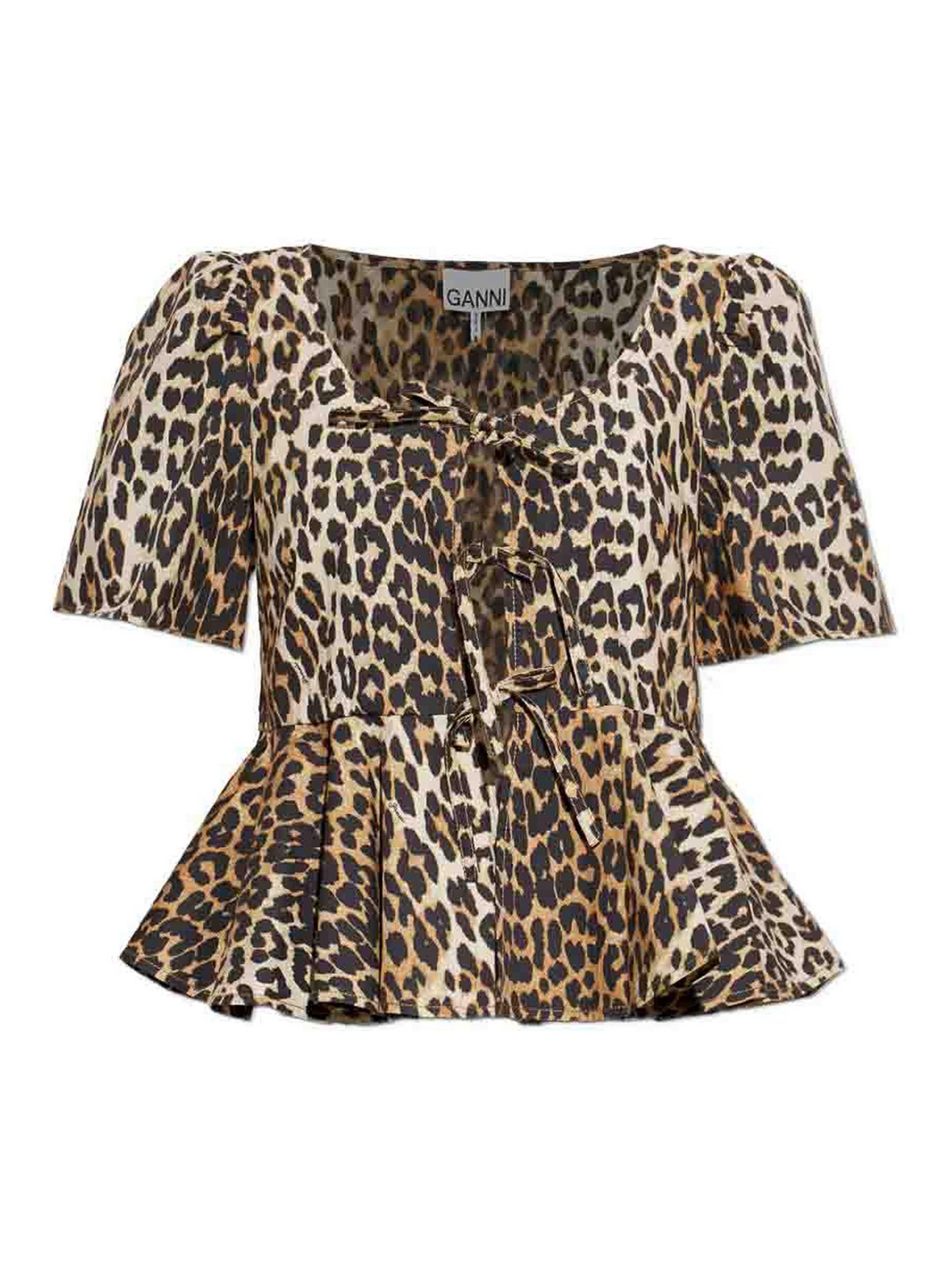 Ganni Blouse - Imprimé Animal