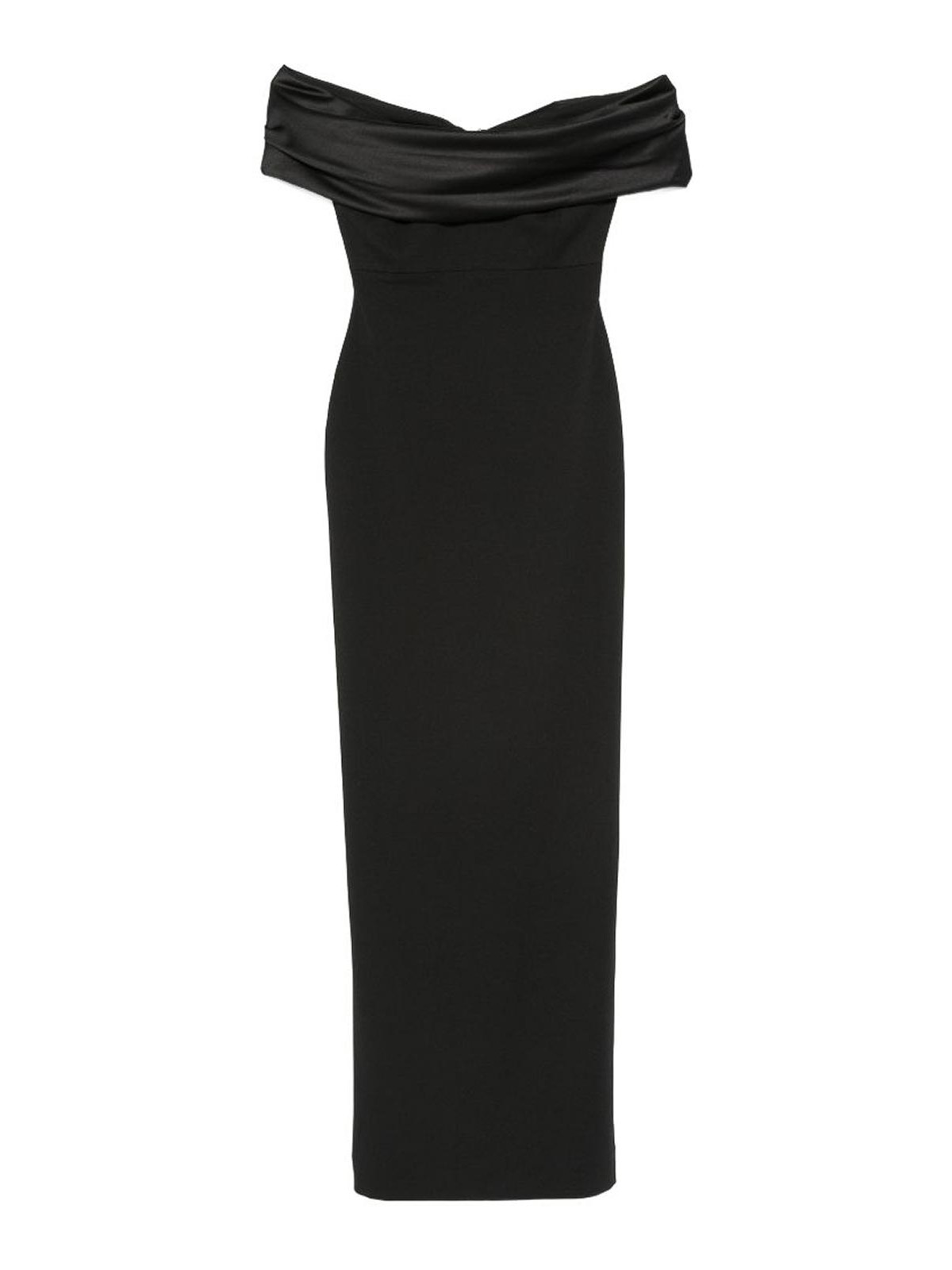 Solace London Maxi Robe - Noir