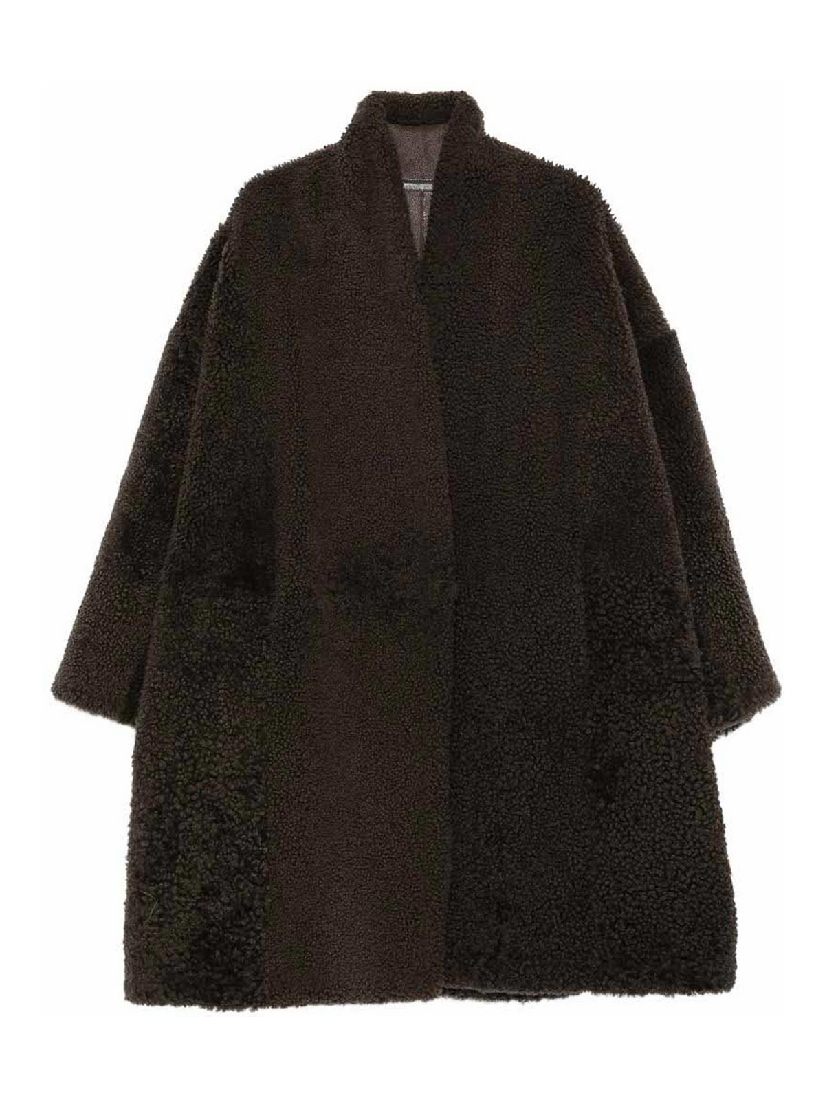 Tom Ford Manteau Au Genou - Marron