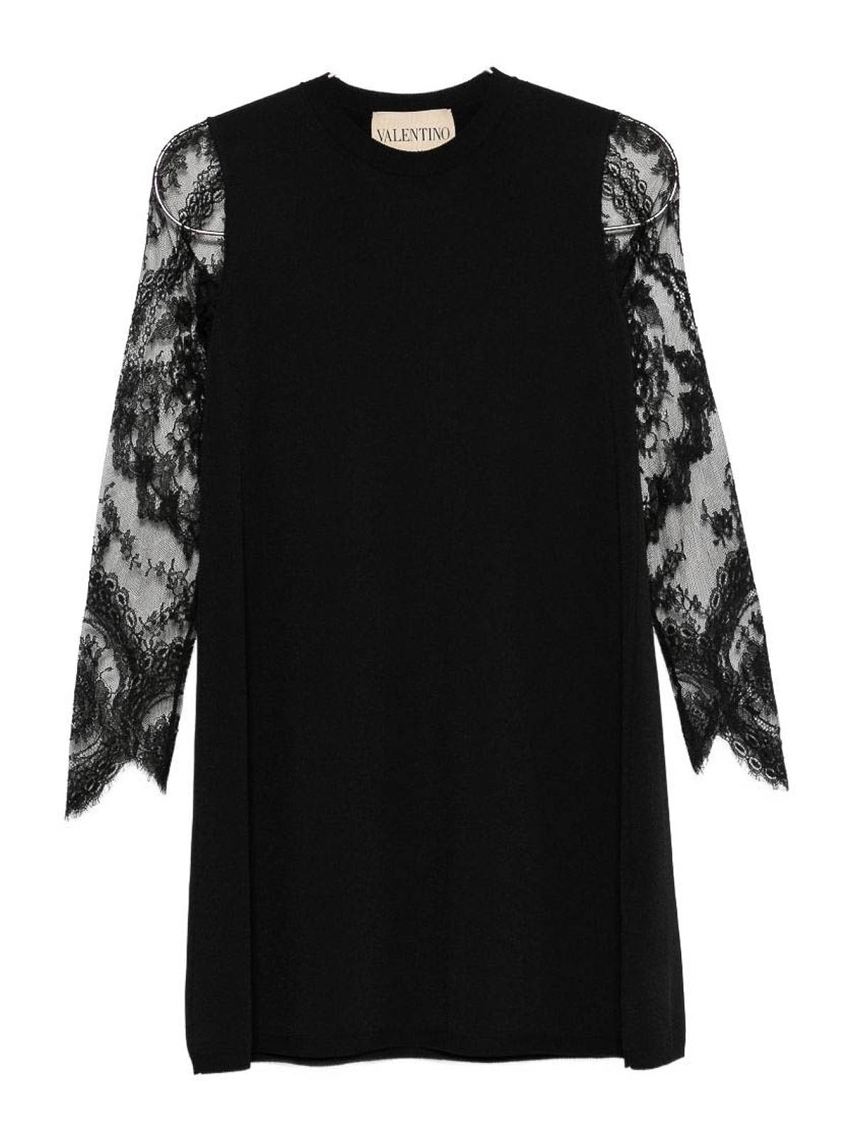 Valentino Robe Courte - Noir