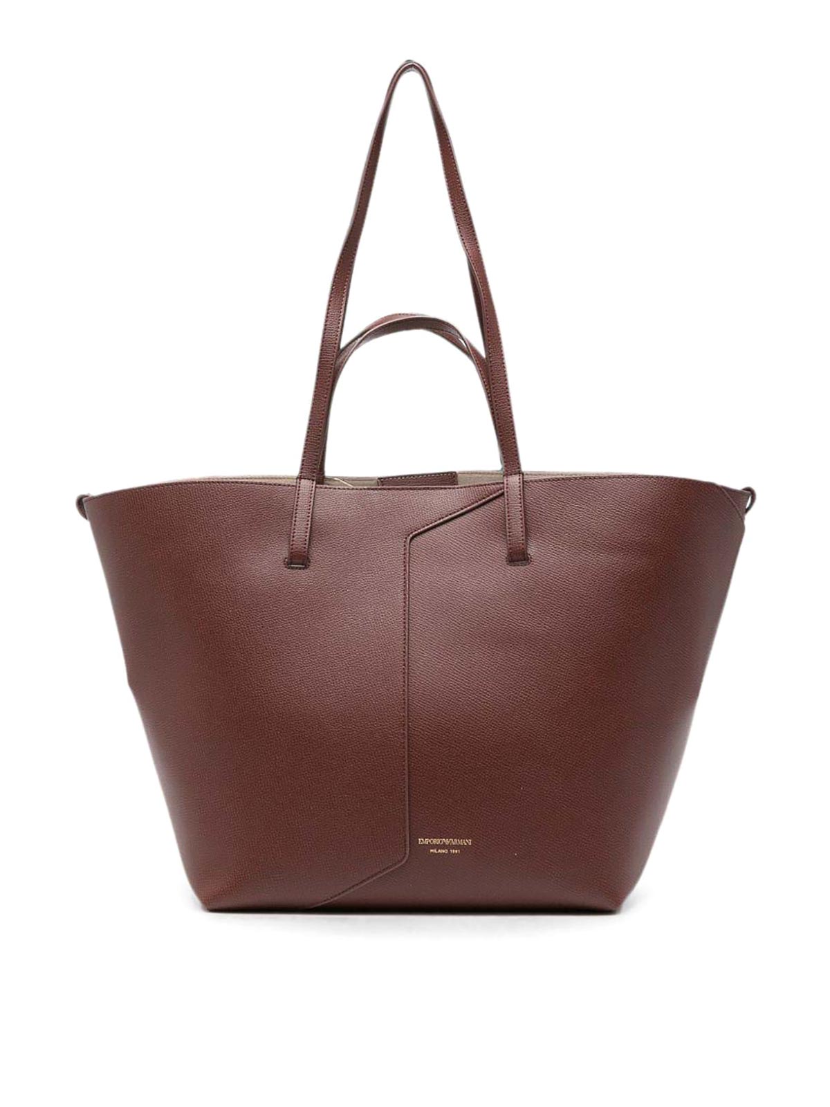 Emporio Armani Sac Cabas - Marron
