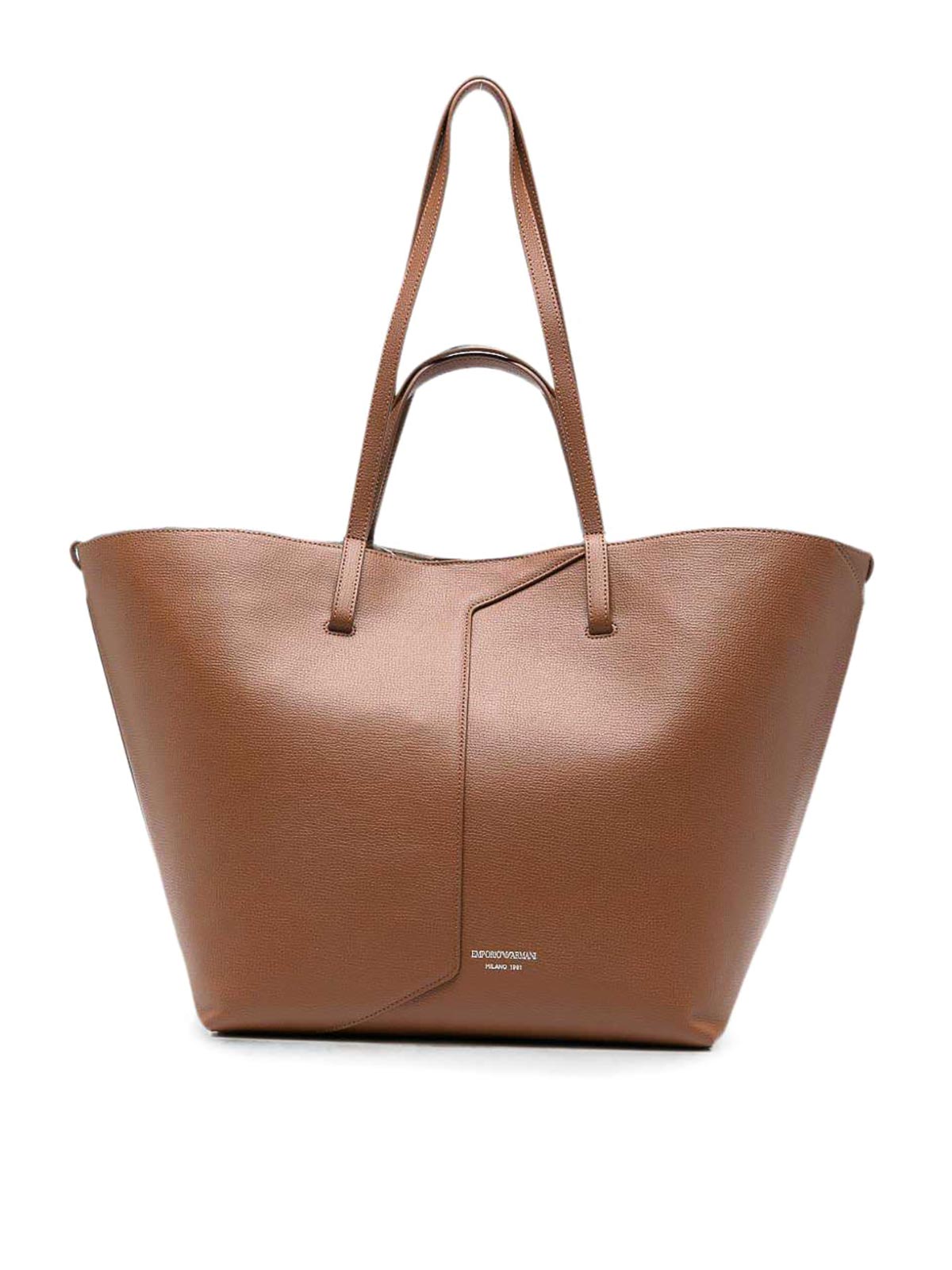 Emporio Armani Sac Cabas - Marron