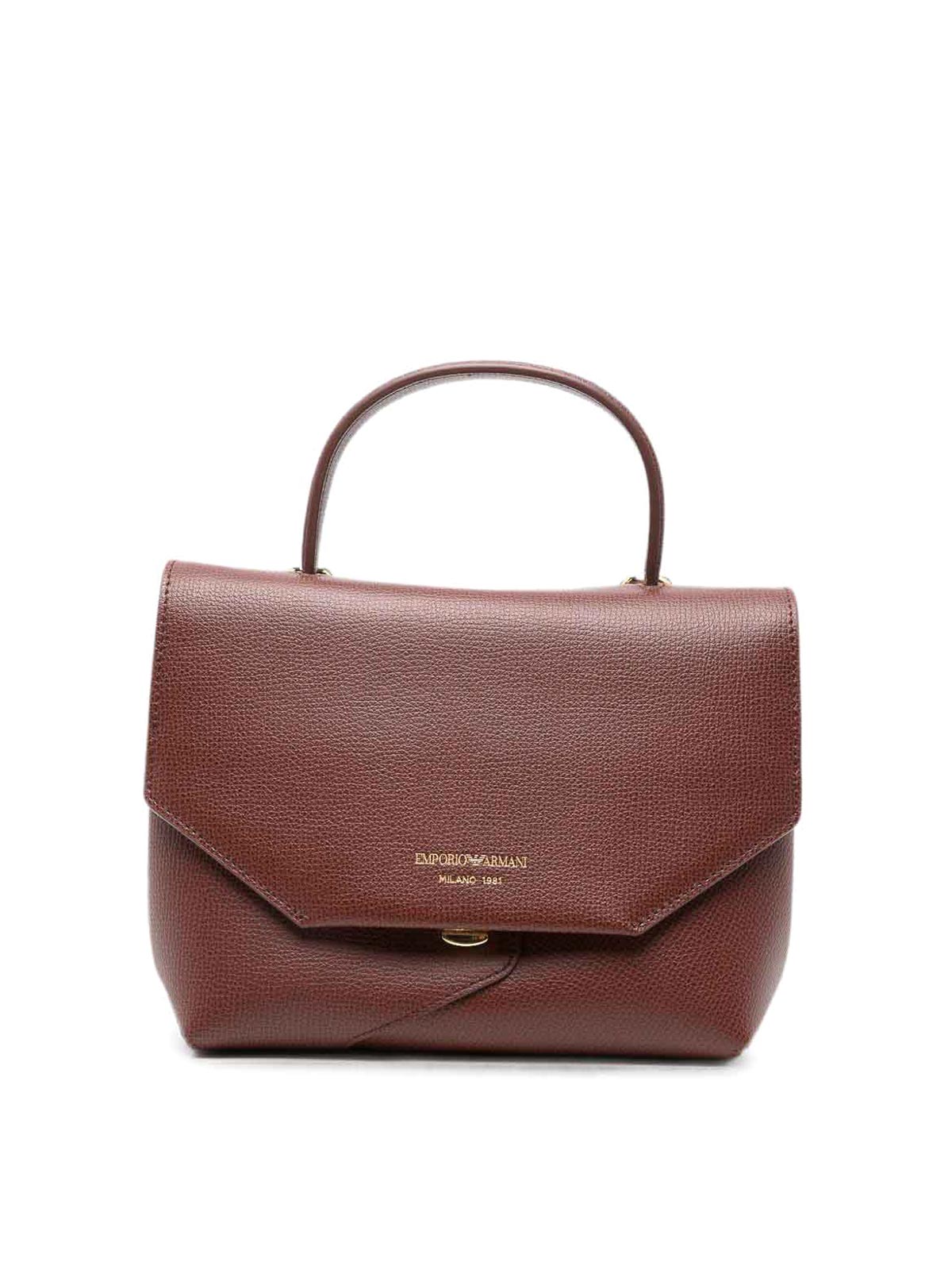 Emporio Armani Sac Cabas - Marron