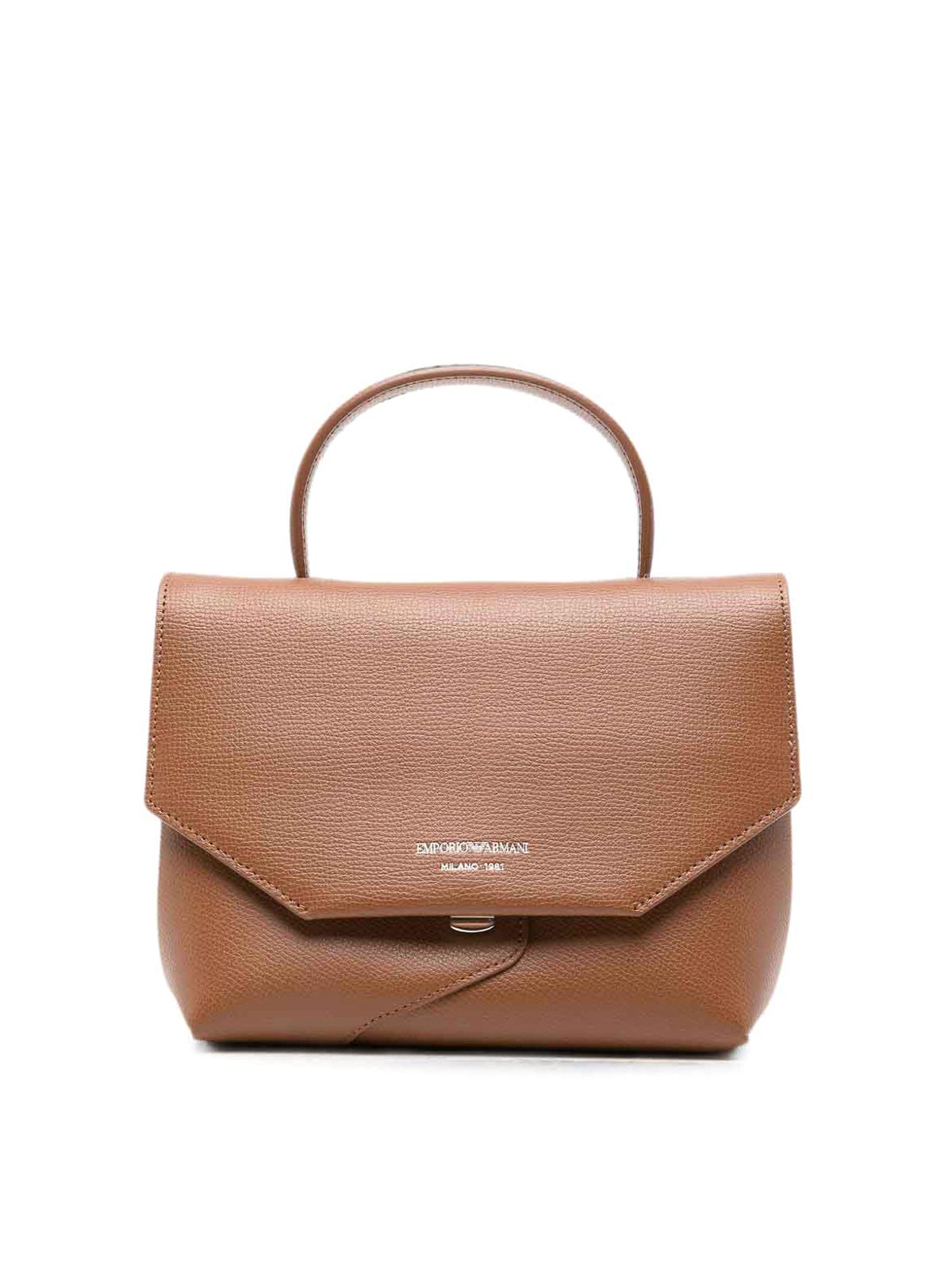 Emporio Armani Sac Cabas - Marron