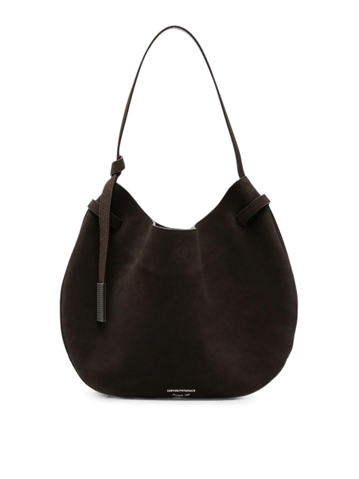 Emporio Armani Sac Porté Épaule - Marron