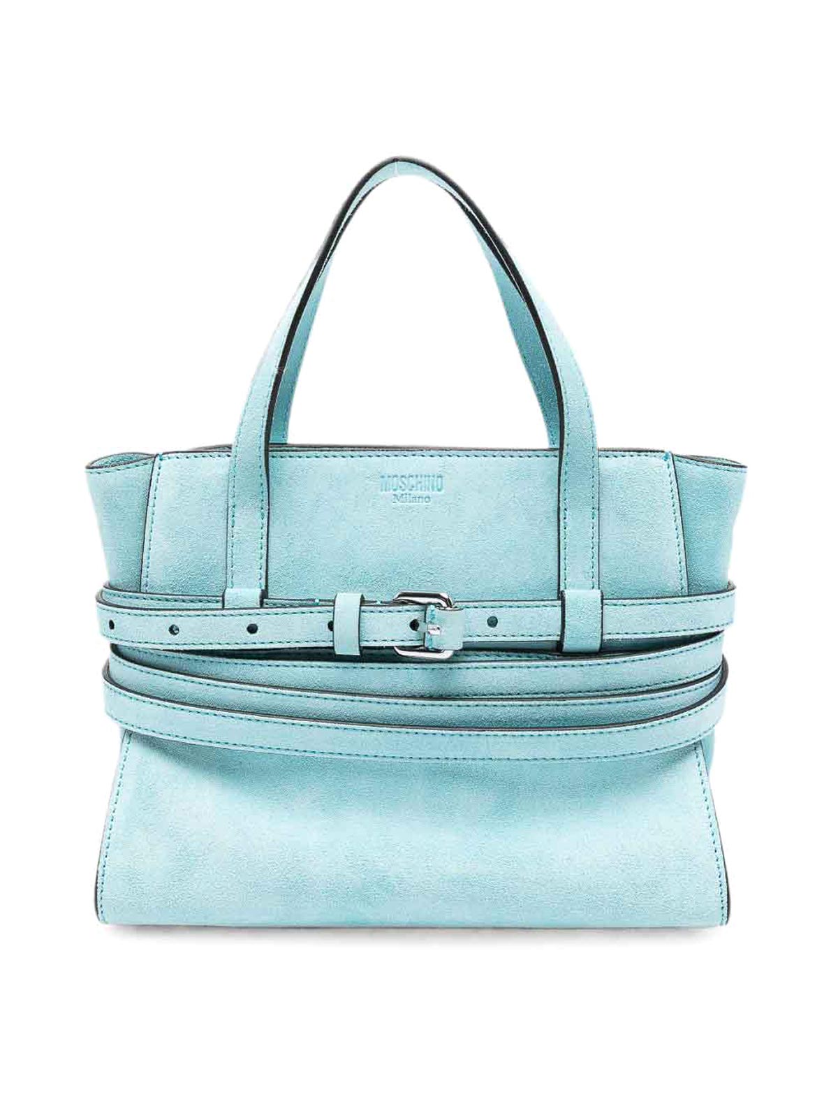 Moschino Sac Cabas - Bleu Clair