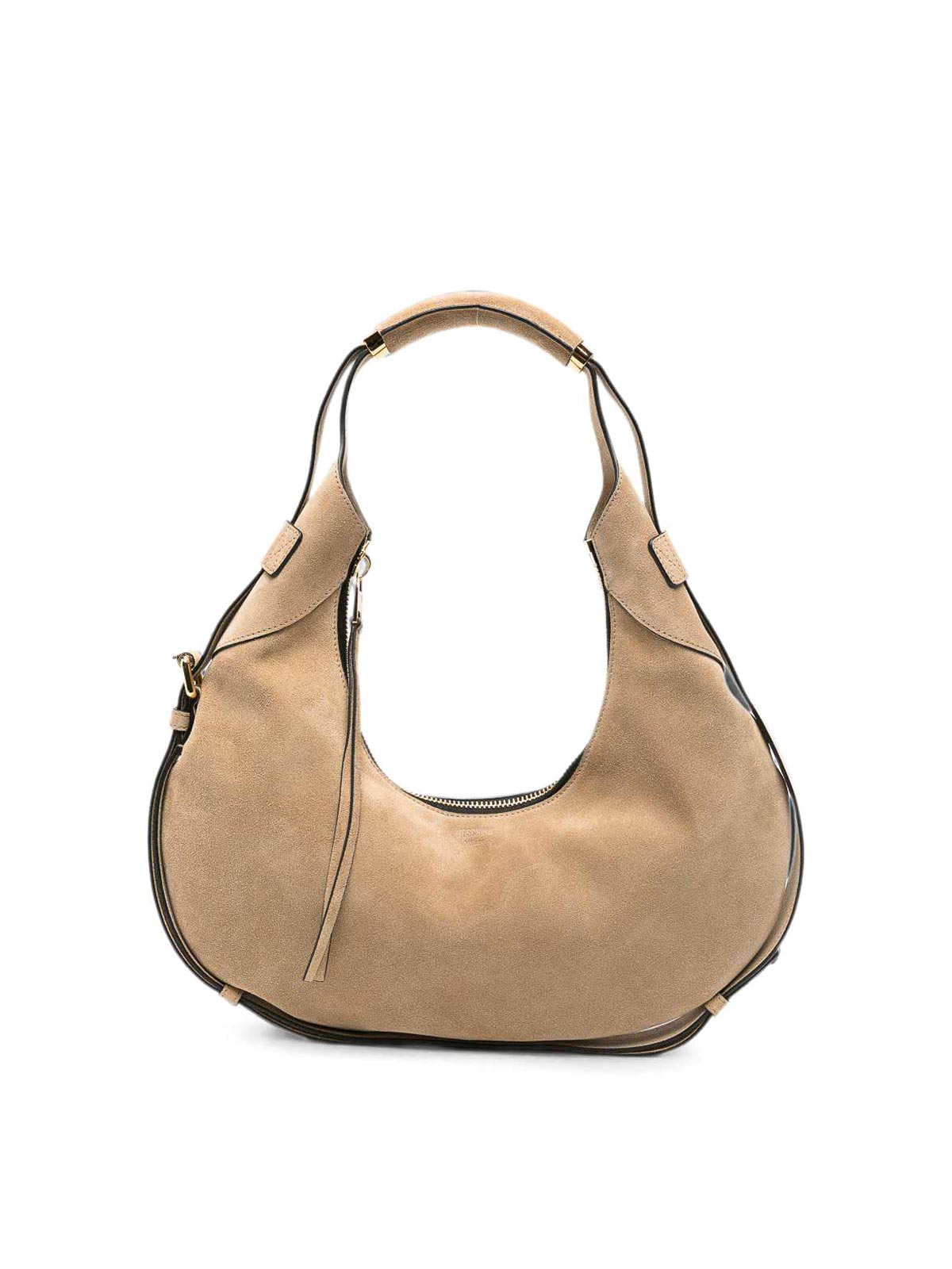 Moschino Sac Porté Épaule - Beige Clair