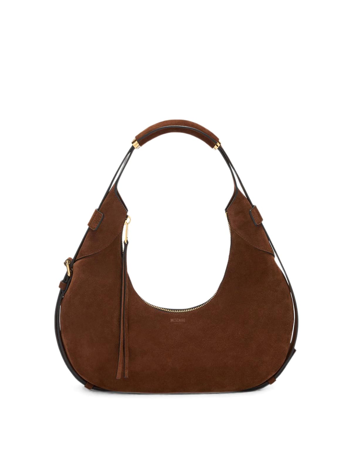 Moschino Sac Porté Épaule - Marron