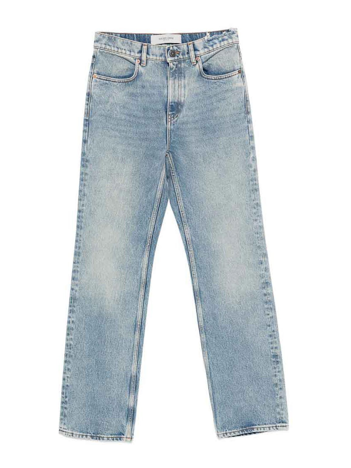 Golden Goose Jean Droit - Bleu Clair