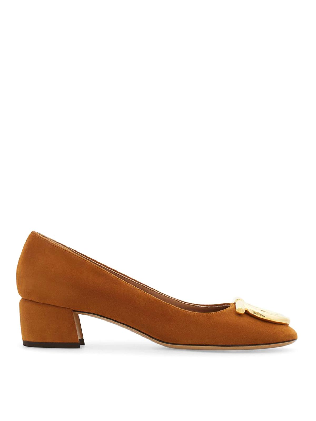 Salvatore Ferragamo Chaussures À Talon - Marron Clair