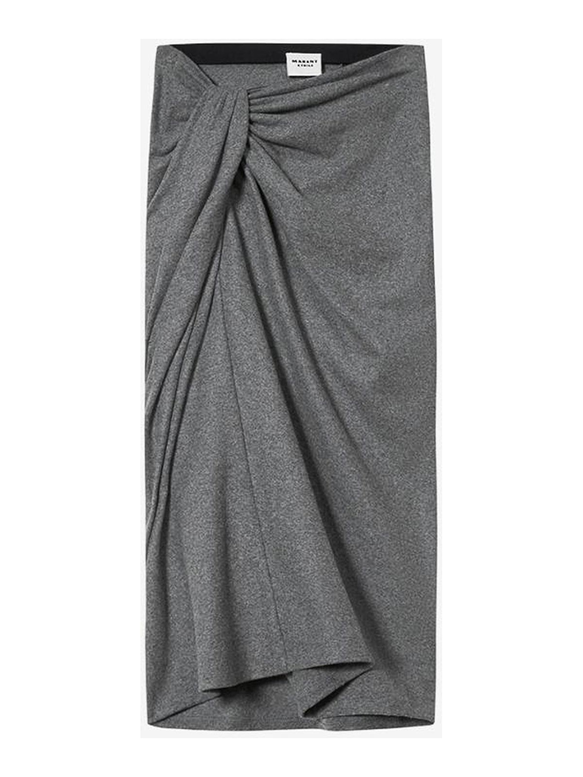 Isabel Marant Etoile Jupe Midi - Gris