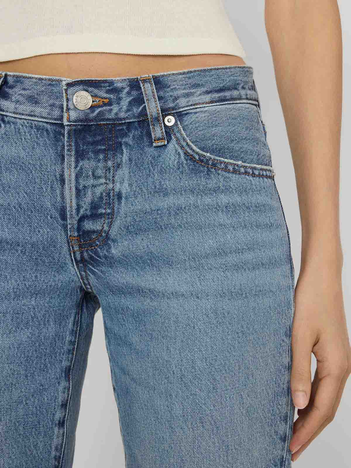 Frame The Pixie Gray Rapture Jeans In Blue