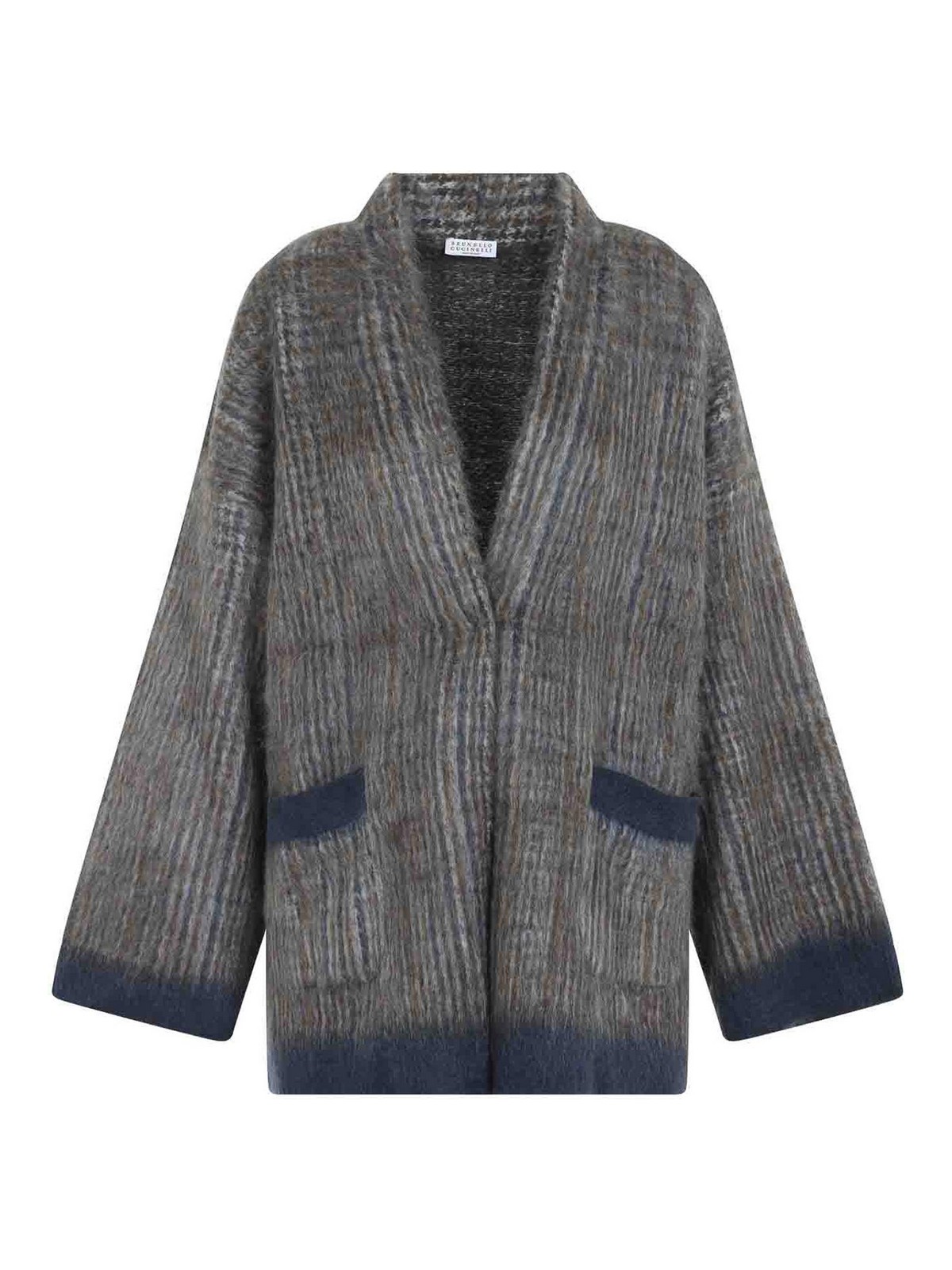 Brunello Cucinelli Cardigan - Gris Foncé