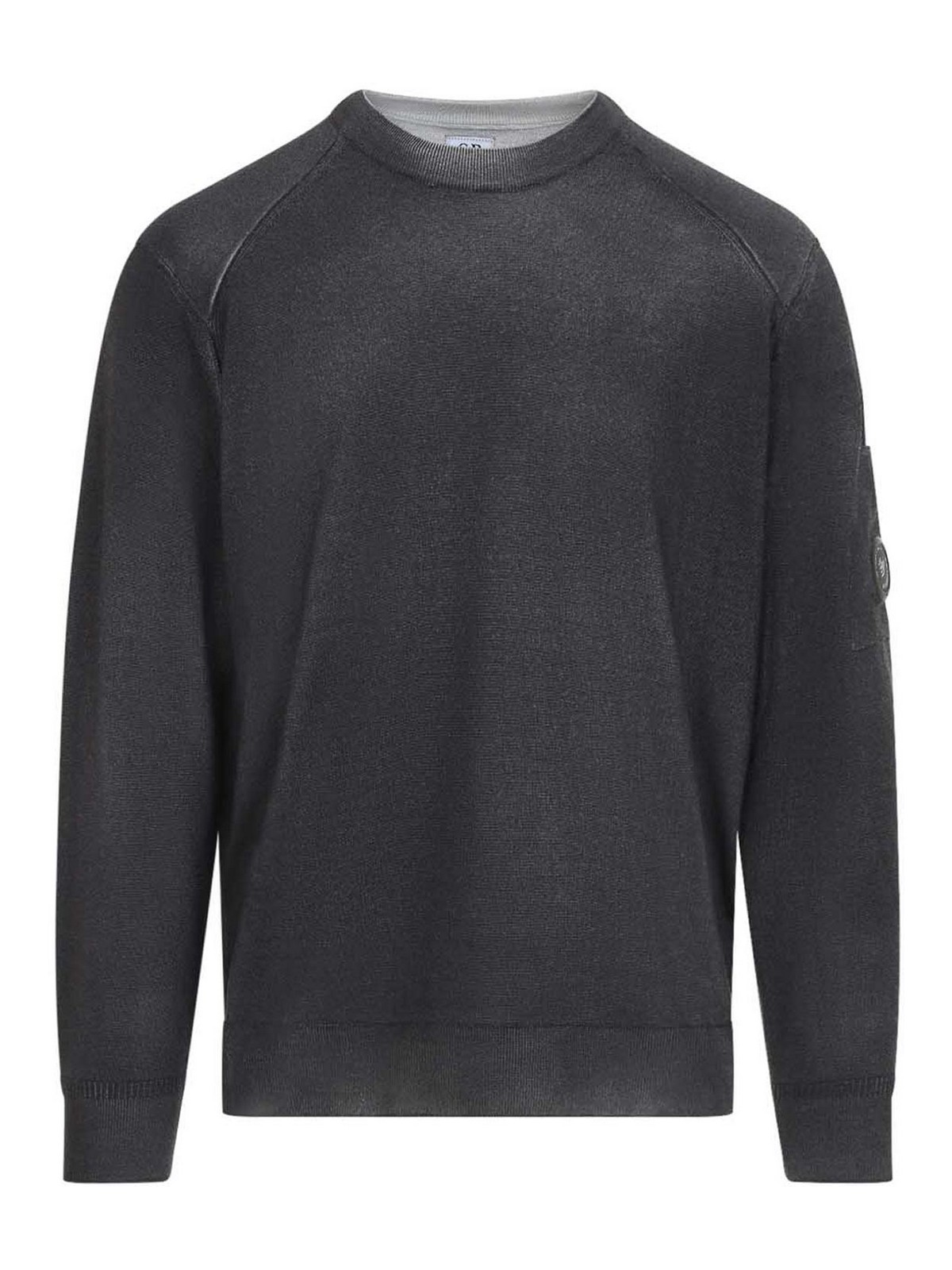 C. P. Company Pull Col Rond - Gris