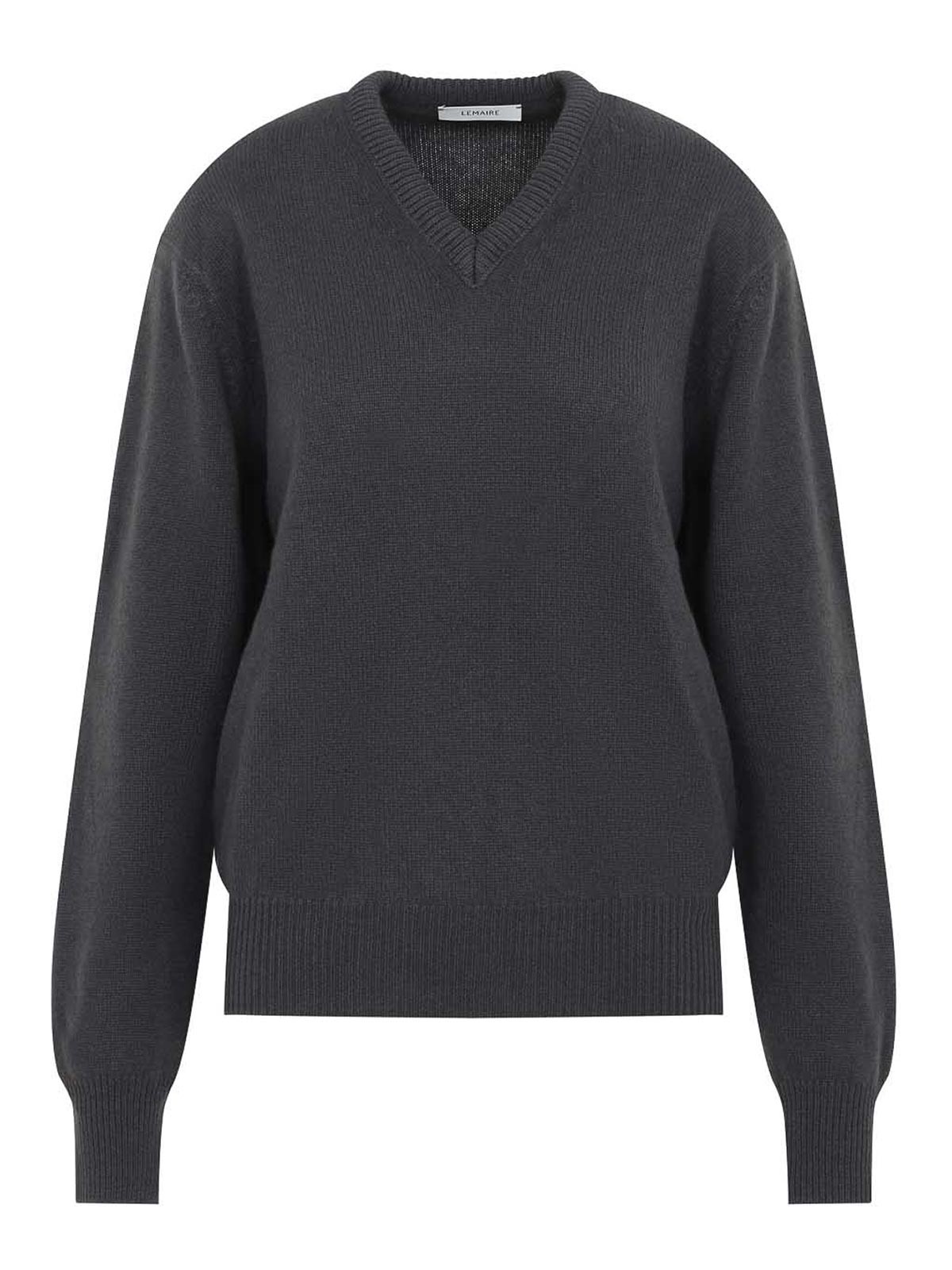 Lemaire Pull À Col V - Taupe