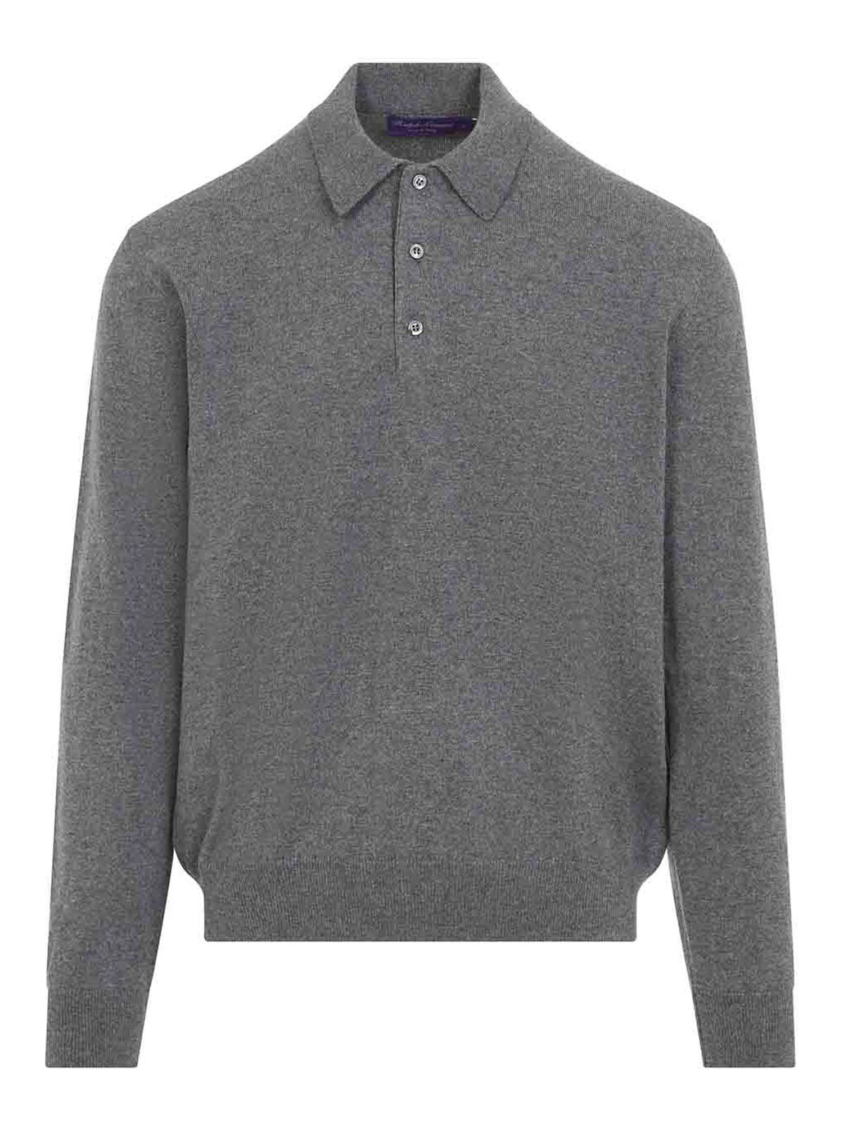 Ralph Lauren Purple Label Polo - Gris