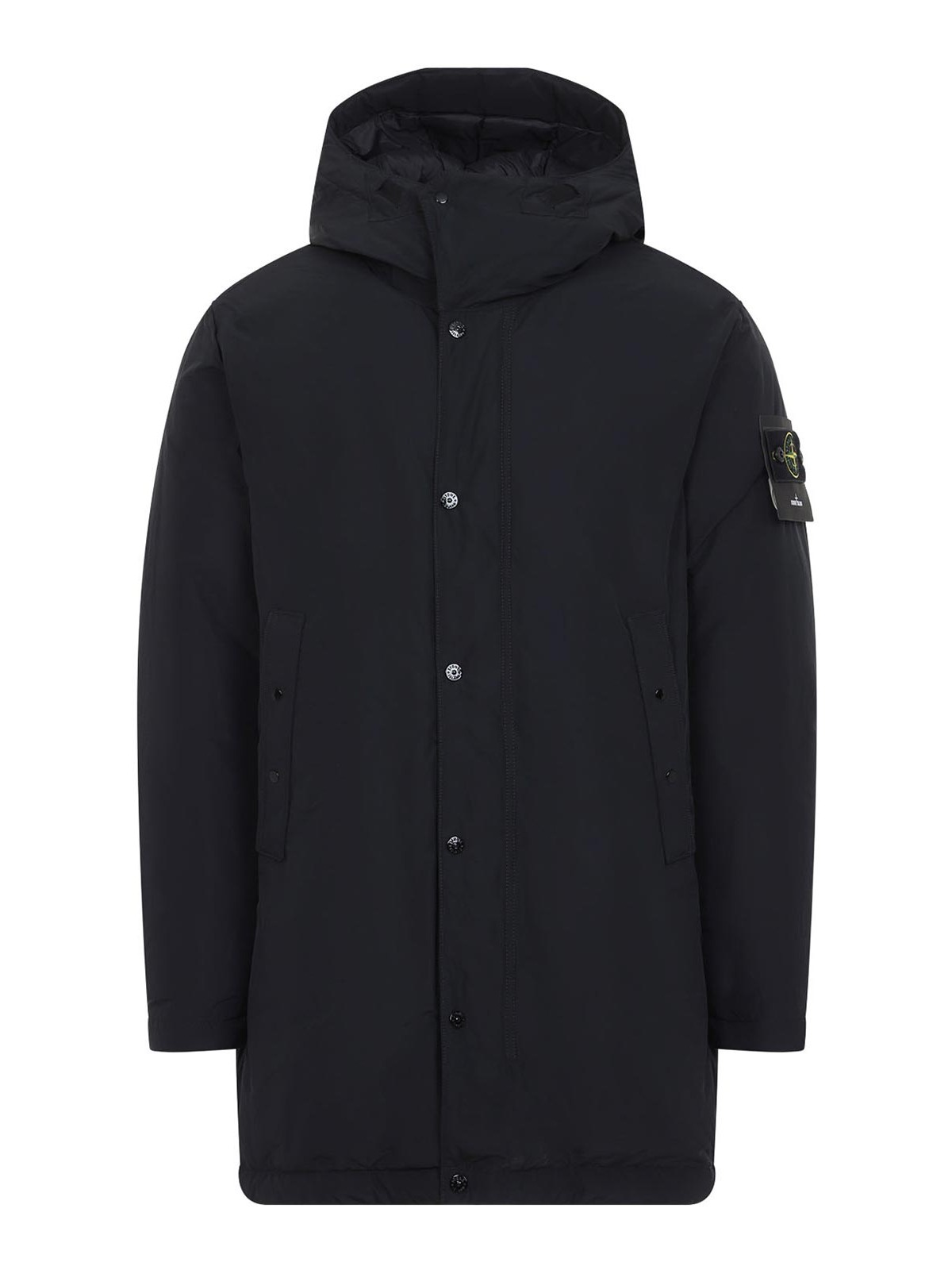 Stone Island Manteau Rembourré - Noir