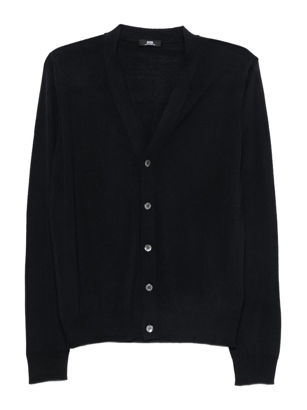 Alpha Studio Pull Col Rond - Bleu