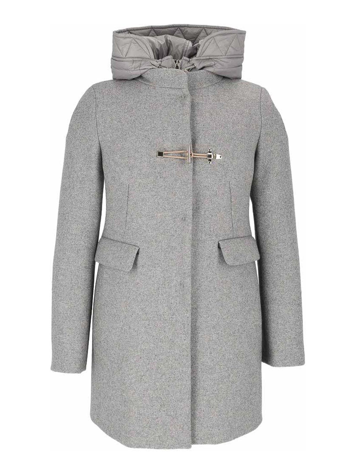 Fay Manteau Rembourré - Gris