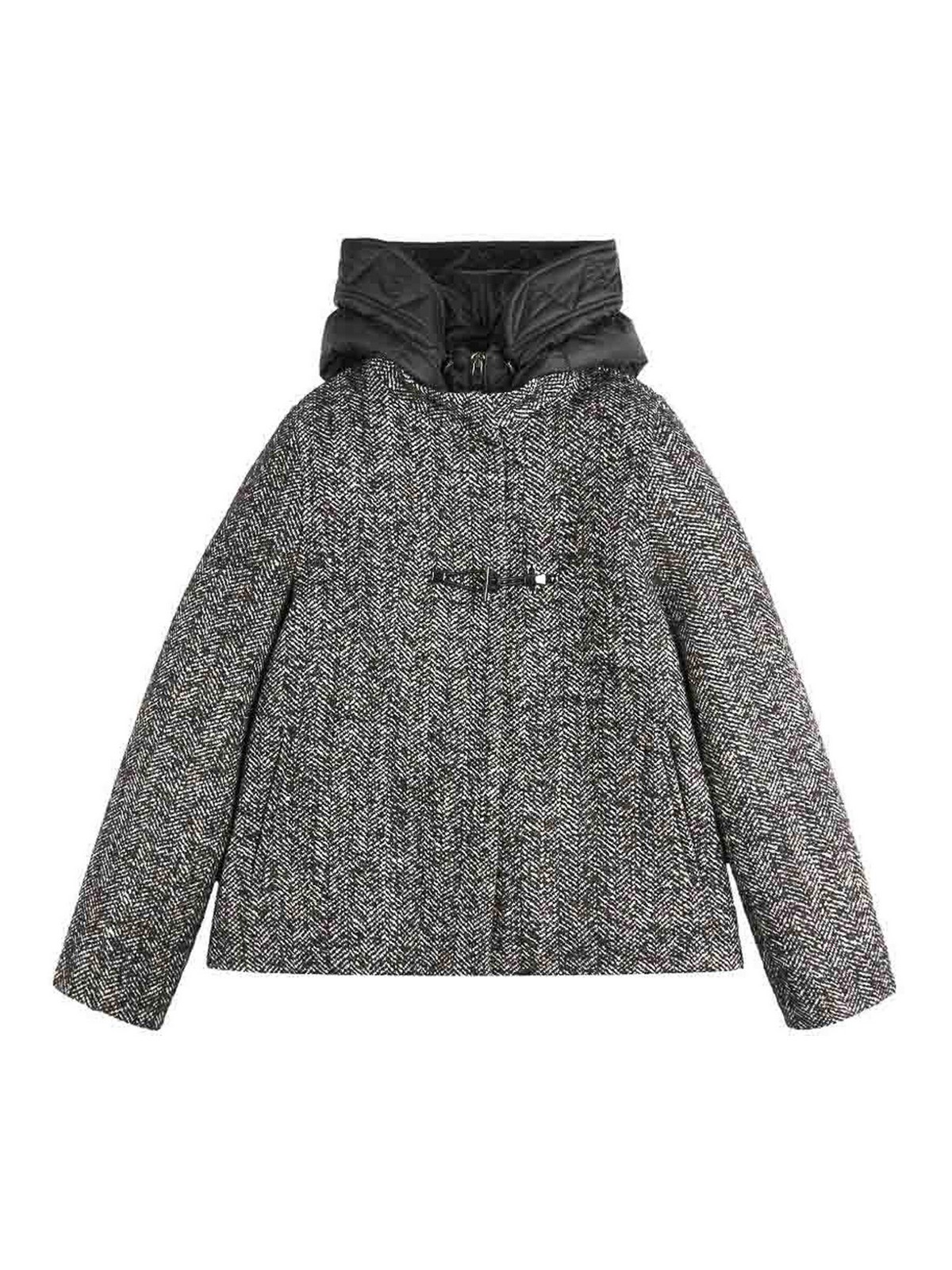 Fay Manteau Court - Gris