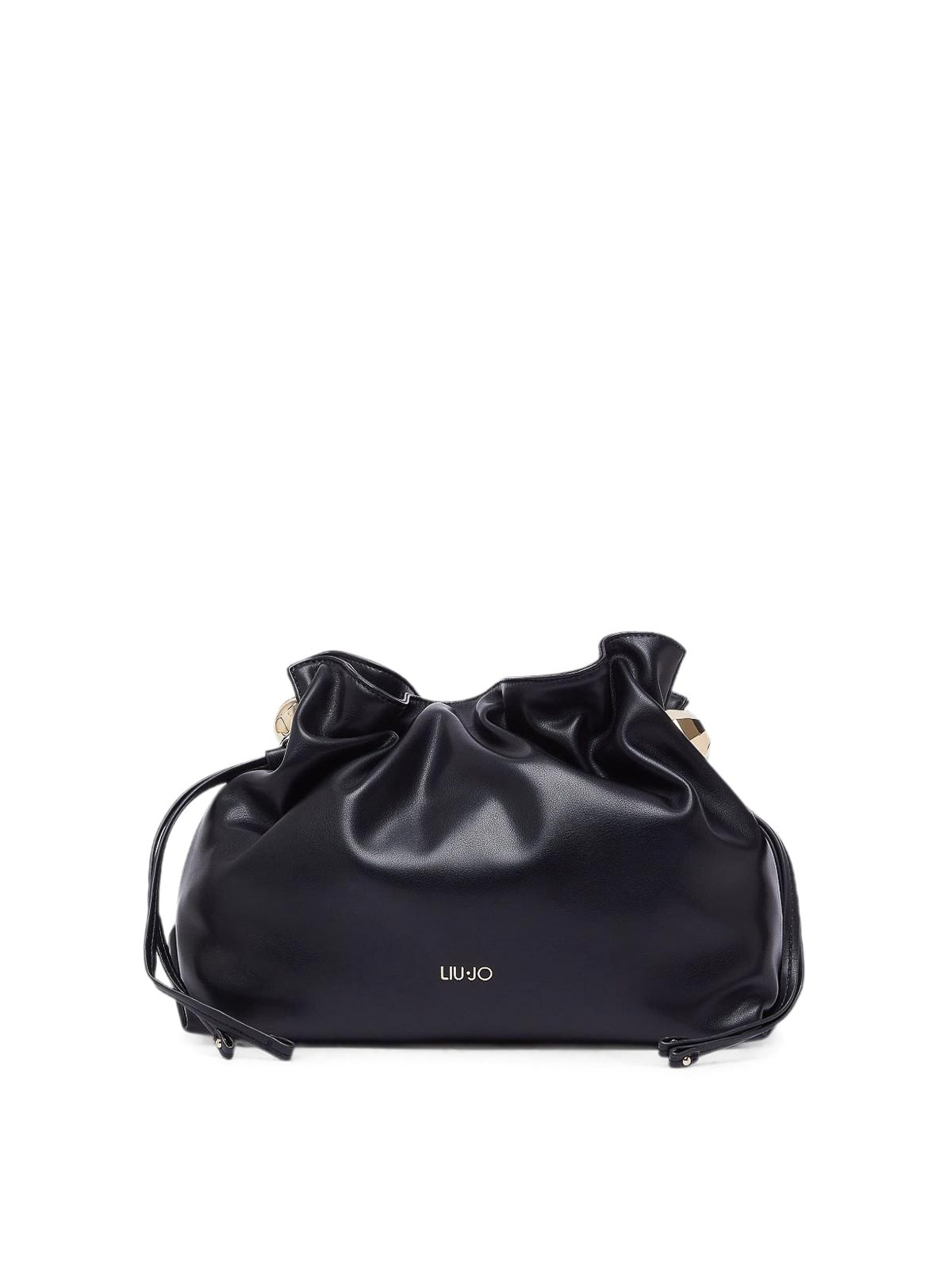 Liu Jo Borsa a secchiello in ecopelle nera