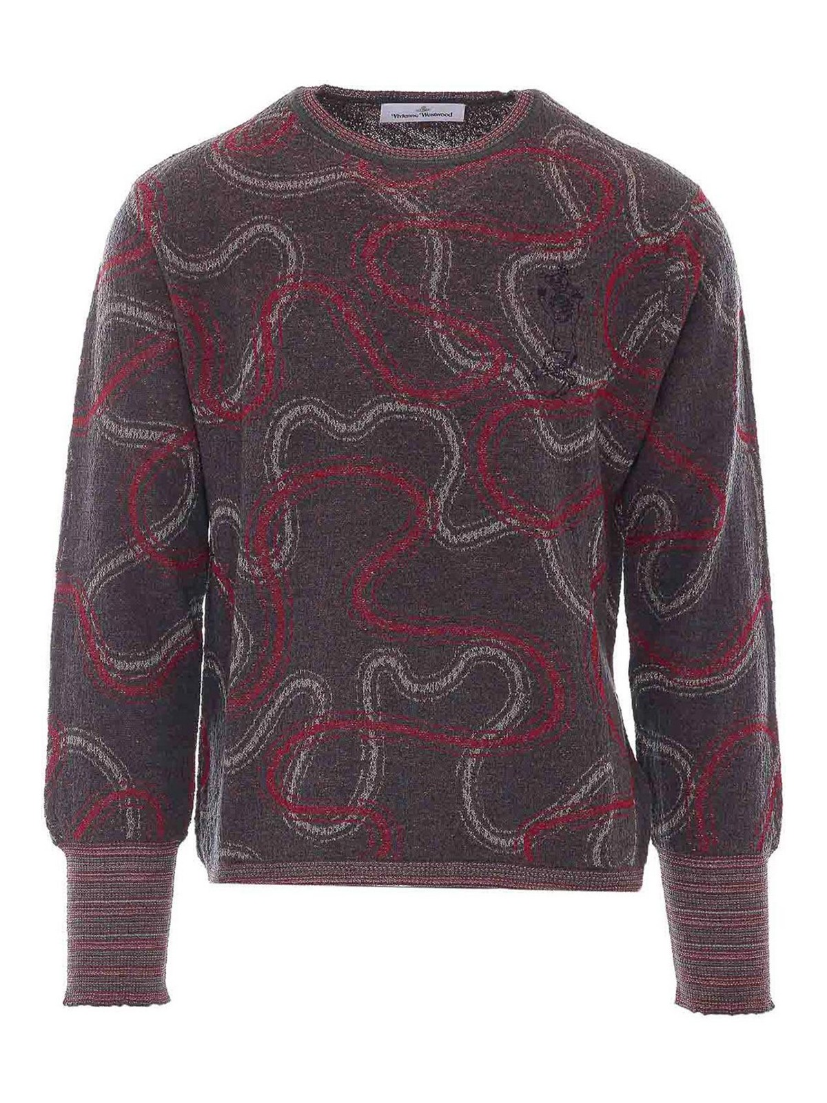 Vivienne Westwood Pull Col Rond - Gris