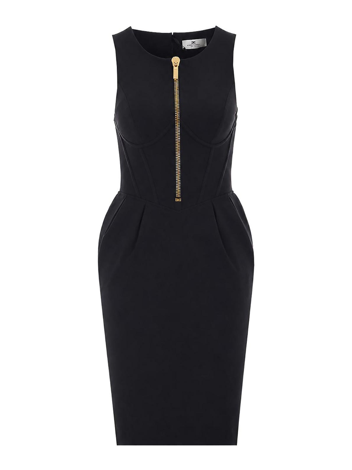 Elisabetta Franchi Pull Col Rond - Noir