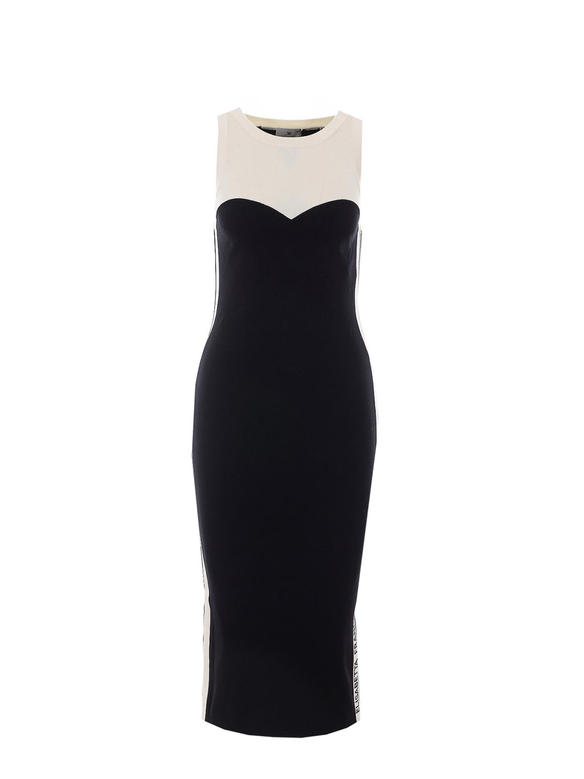 Elisabetta Franchi Robe Au Genou - Noir