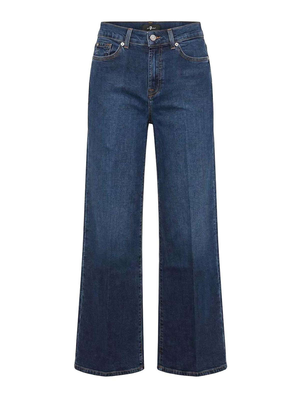 7 For All Mankind Jean Droit - Bleu