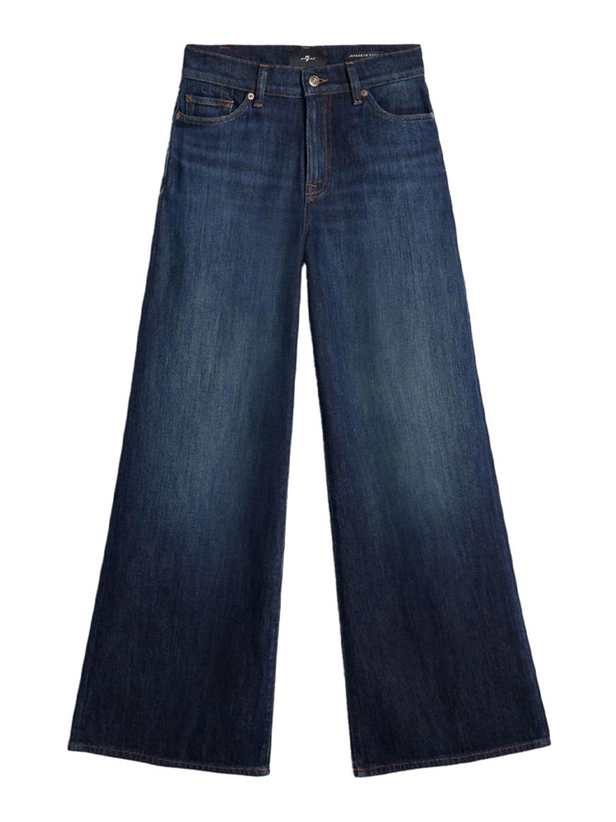 7 For All Mankind Jean Droit - Bleu