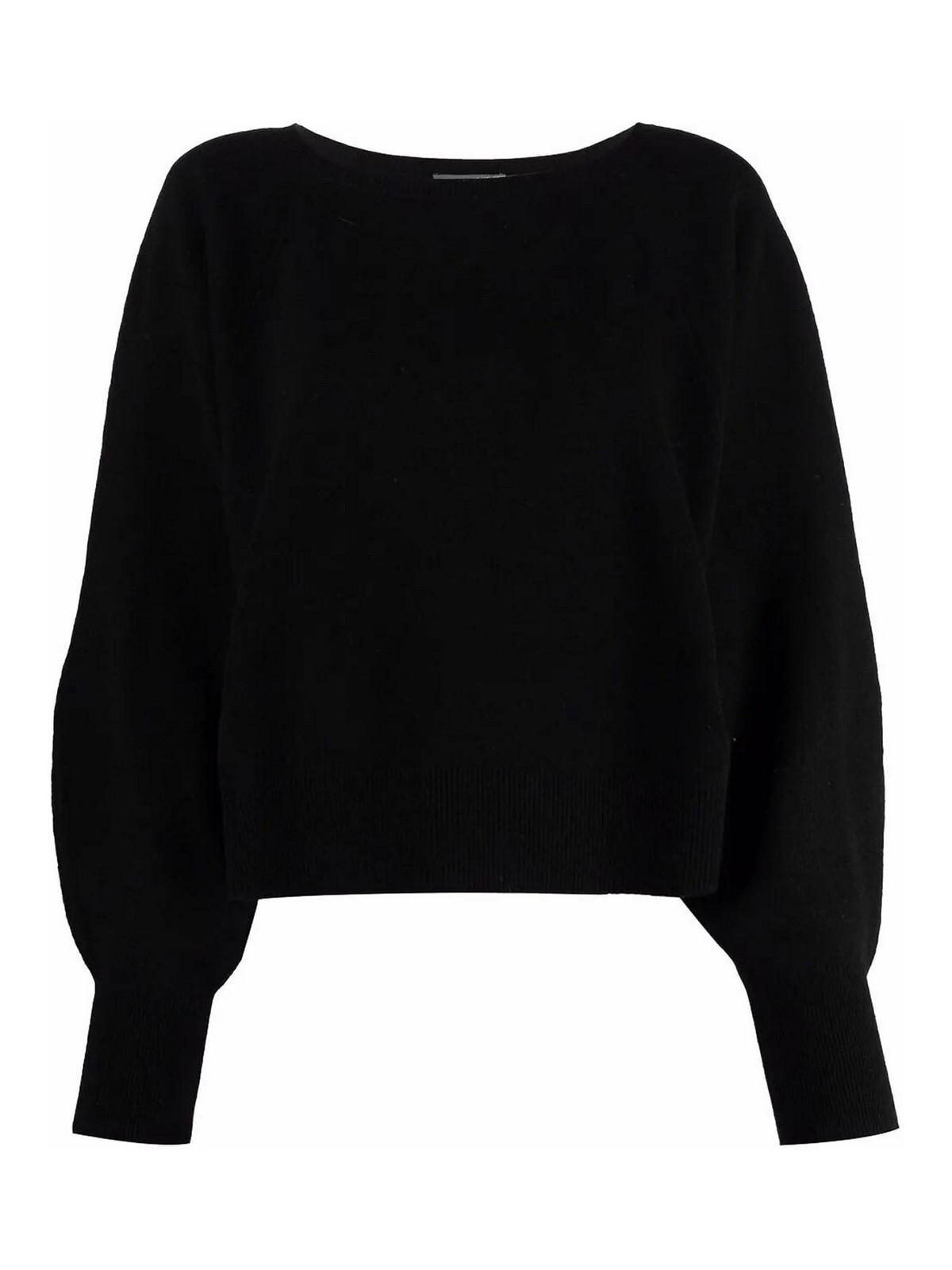 Alberta Ferretti Pull À Col V - Noir
