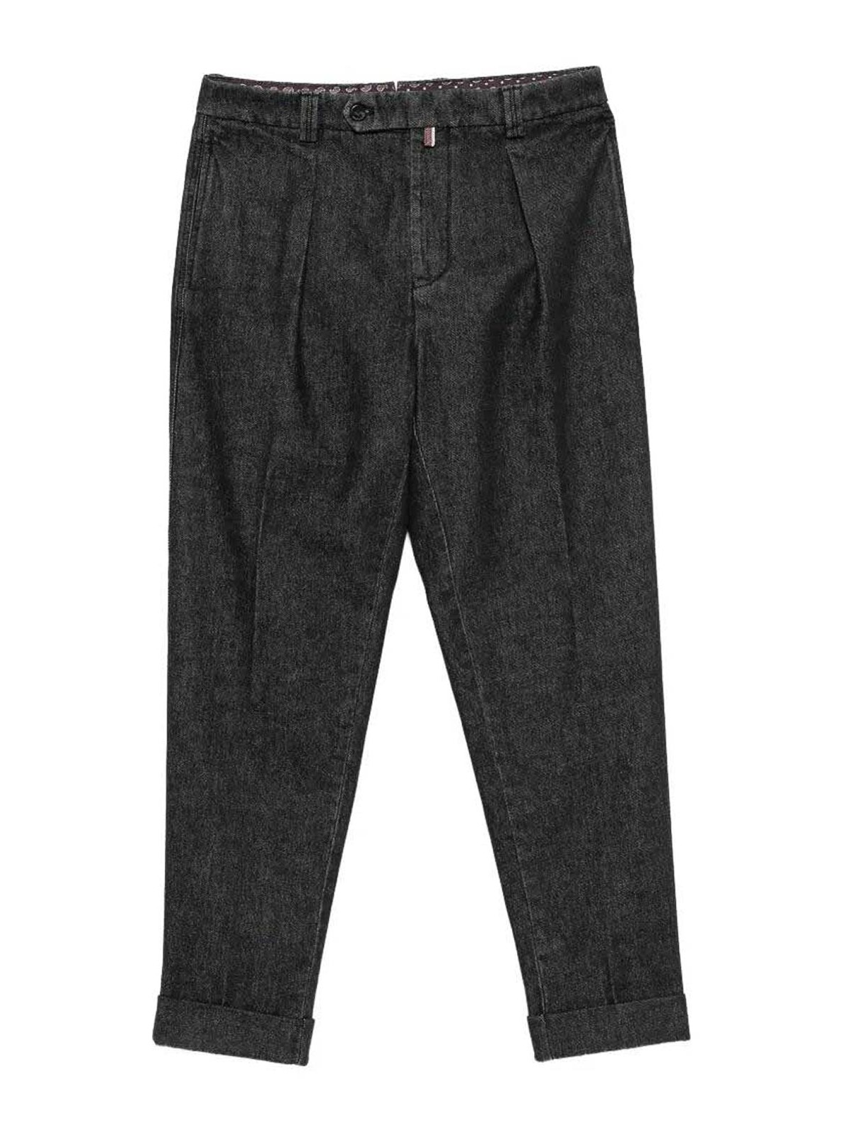 Berwich Pantalons Décontractés - Noir