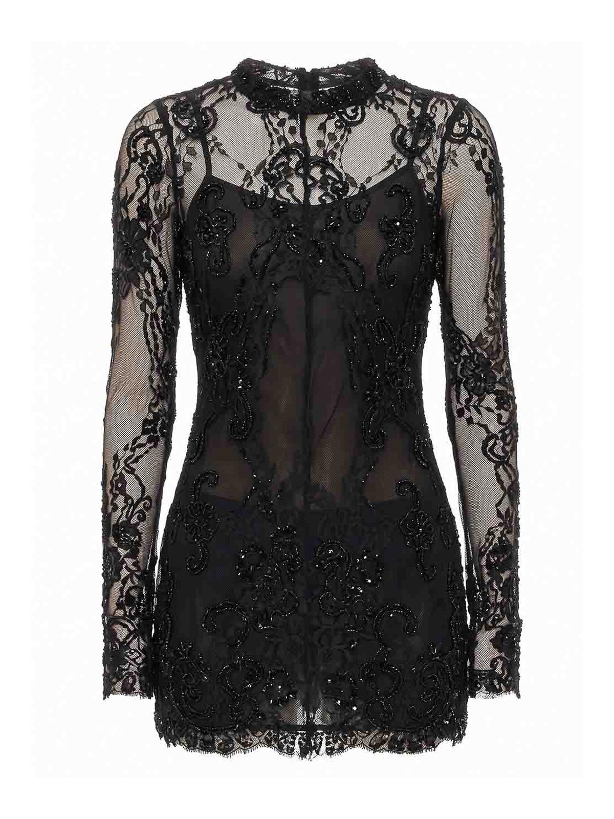 Blumarine Robe Courte - Noir