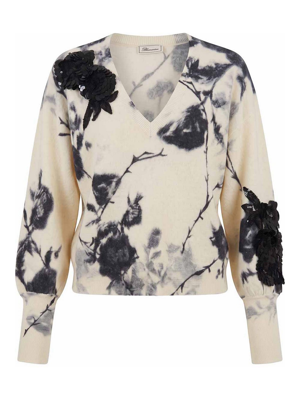 Blumarine Pull Col Rond - Rose