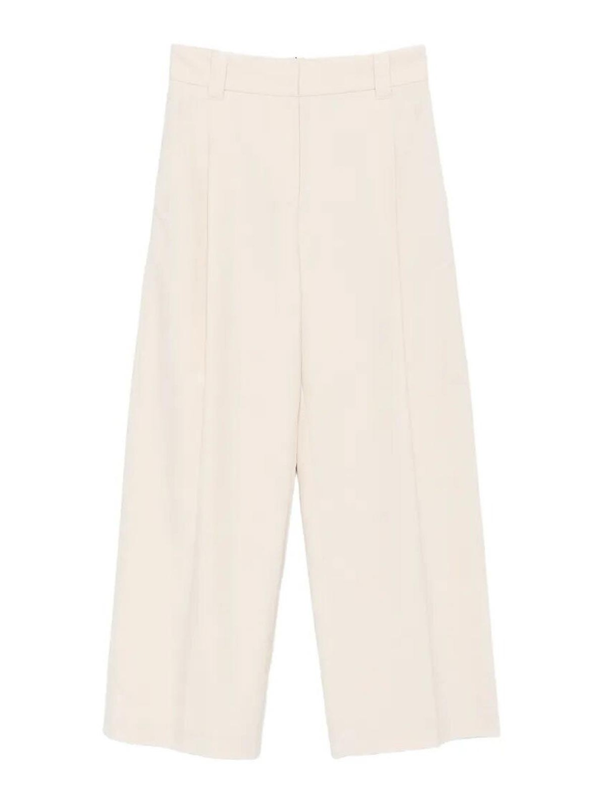 Brunello Cucinelli Pantalons Décontractés - Blanc