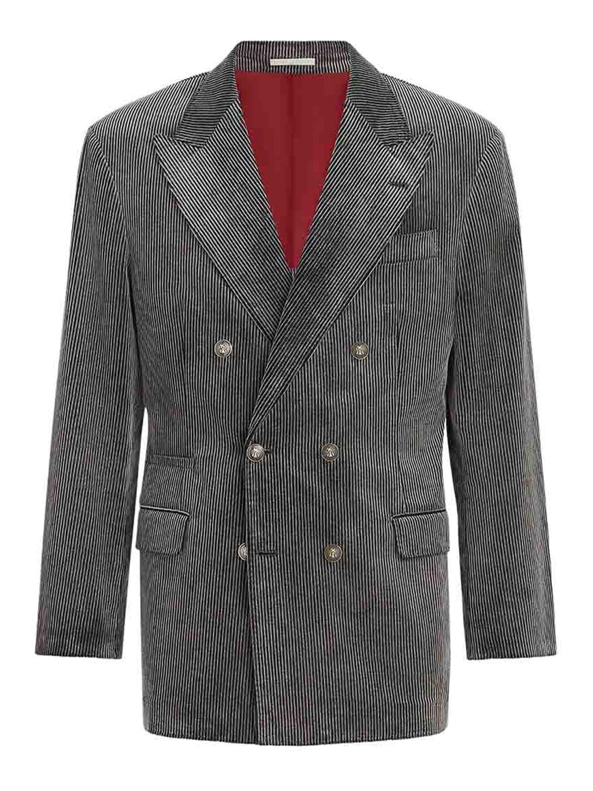 Brunello Cucinelli Blazer - Gris