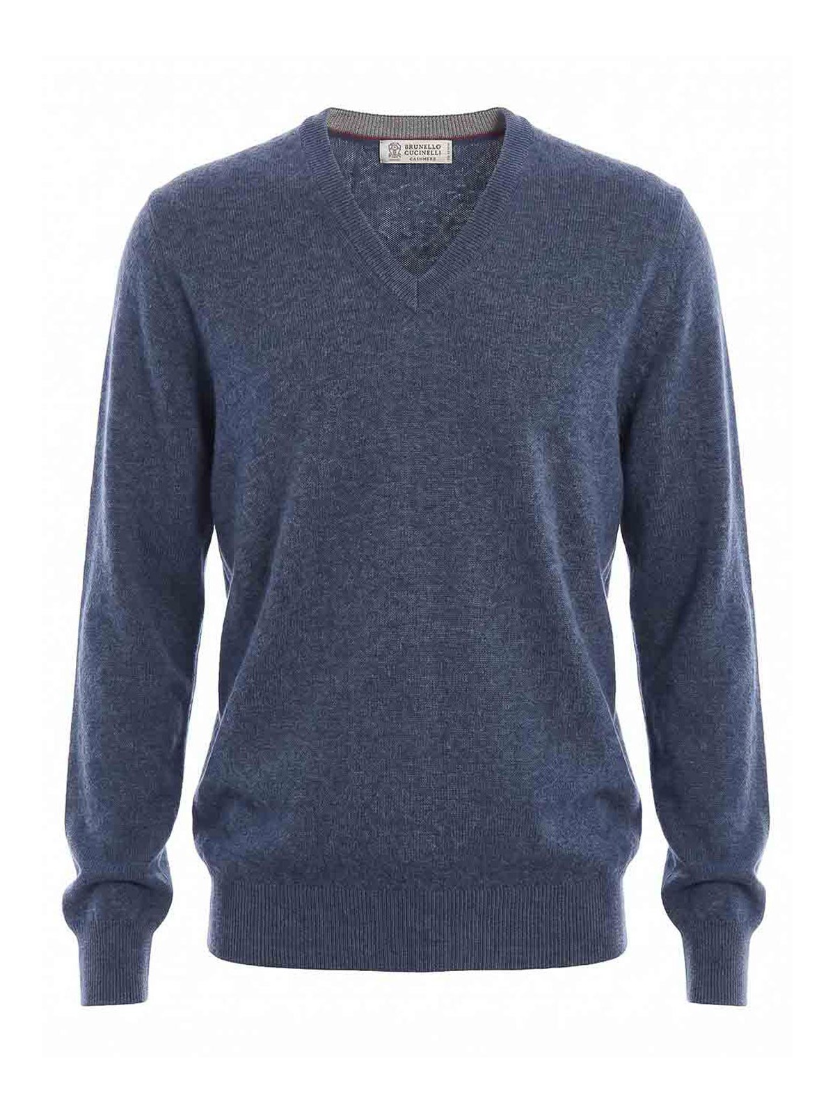Brunello Cucinelli Pull Col Rond - Denim