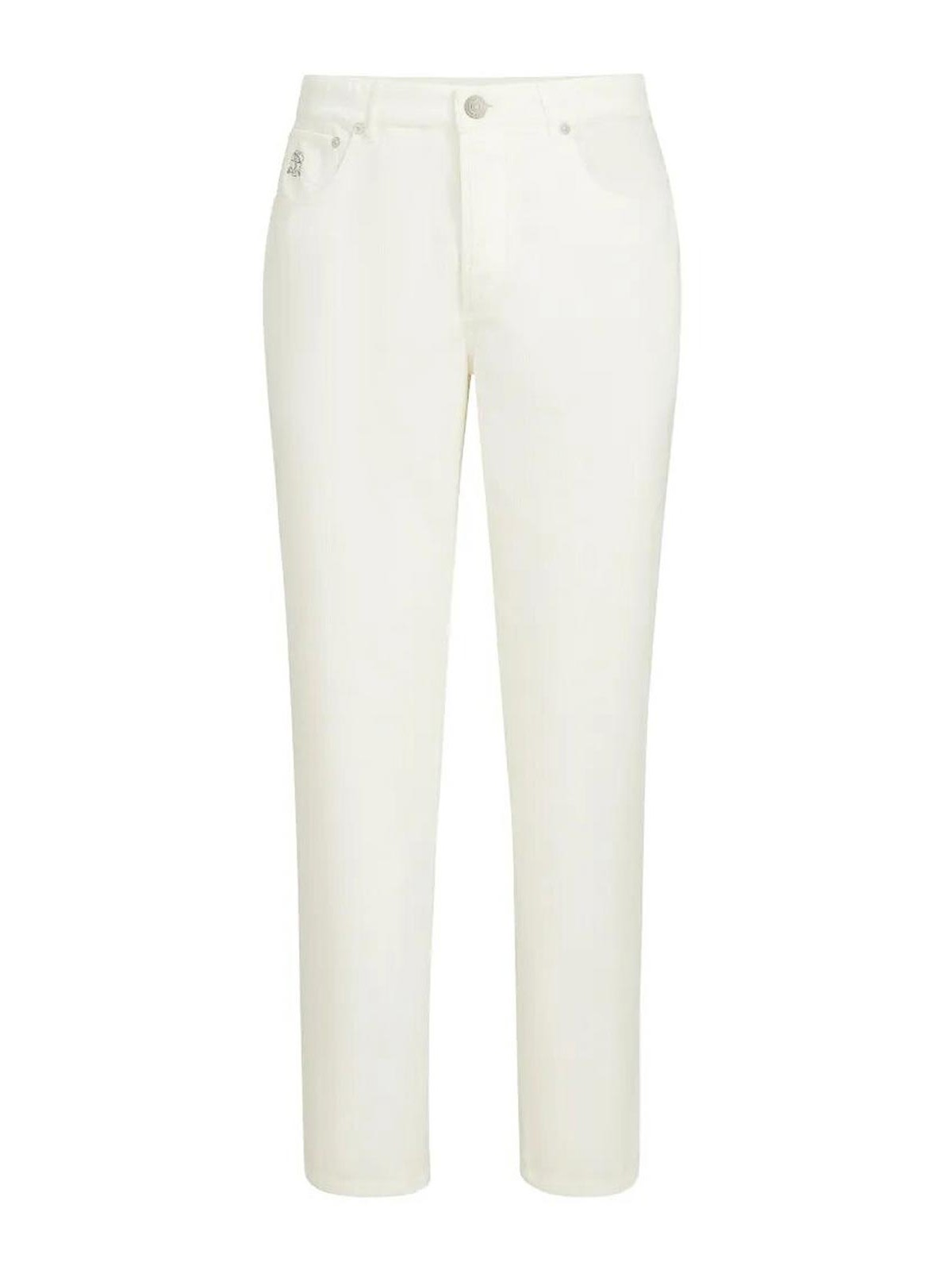 Brunello Cucinelli Pantalons Décontractés - Crème
