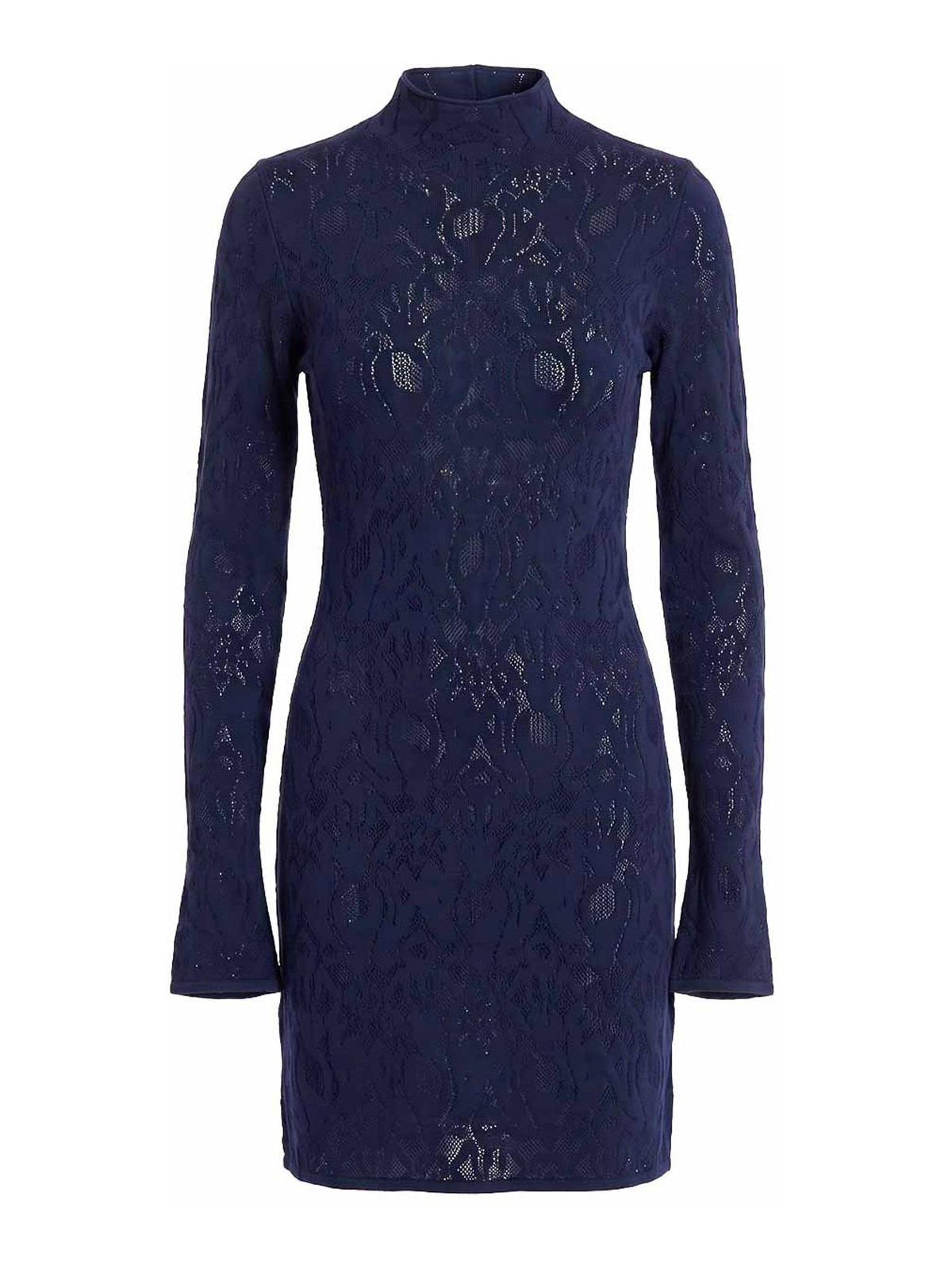 Dondup Robe Au Genou - Bleu