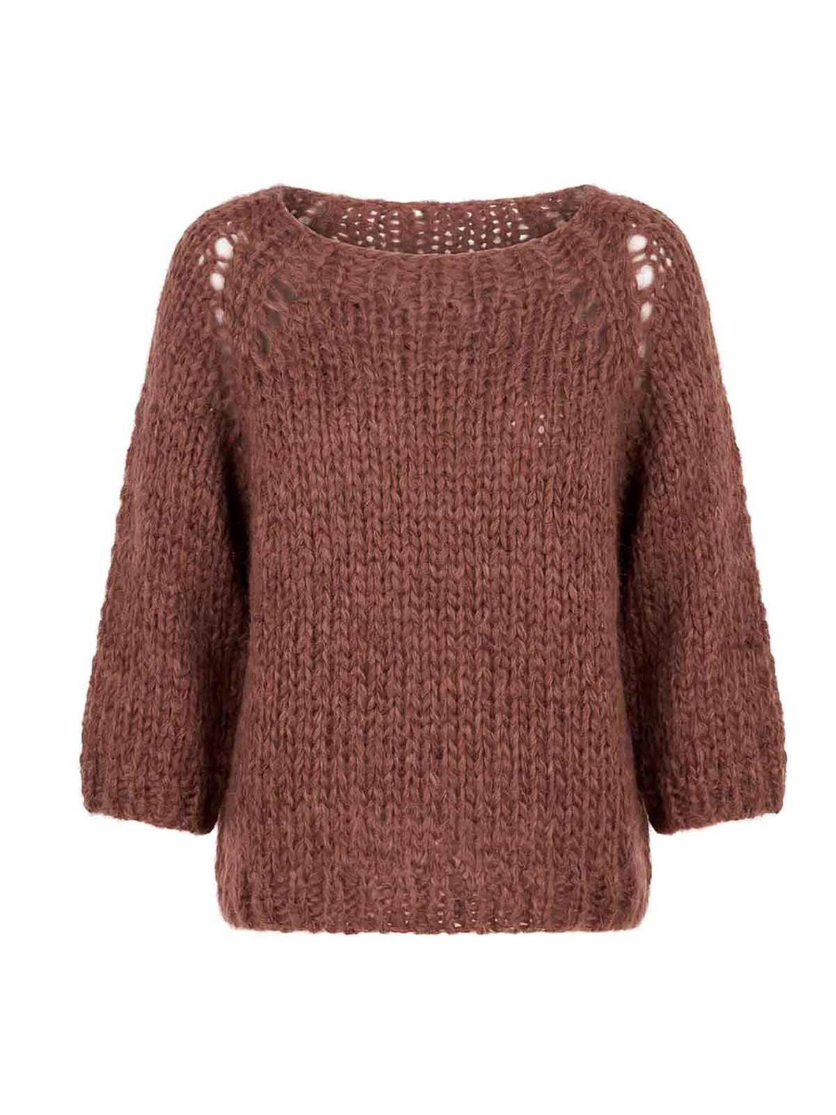 Dondup Pull Col Rond - Camel
