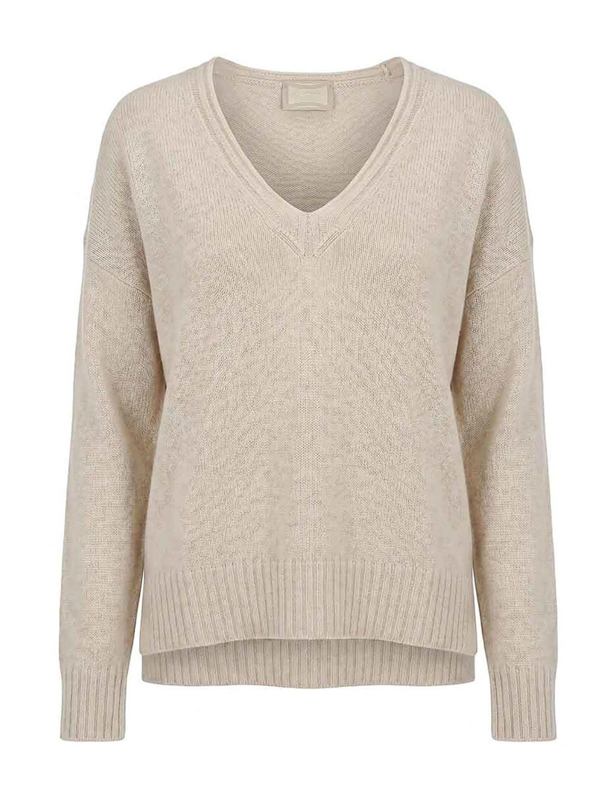 Drumohr Pull À Col V - Blanc